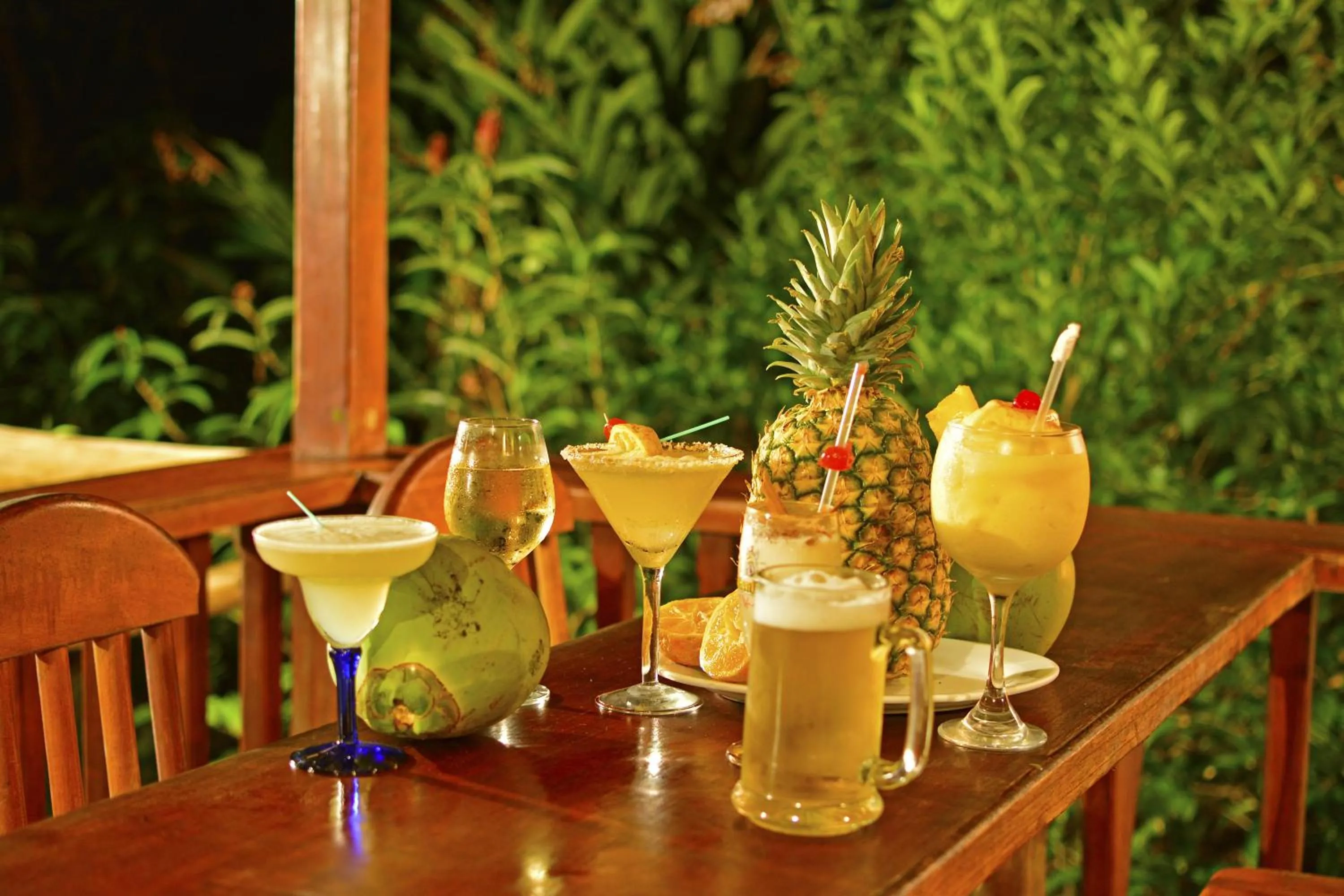 Drinks in Poor Man's Paradise Lodge