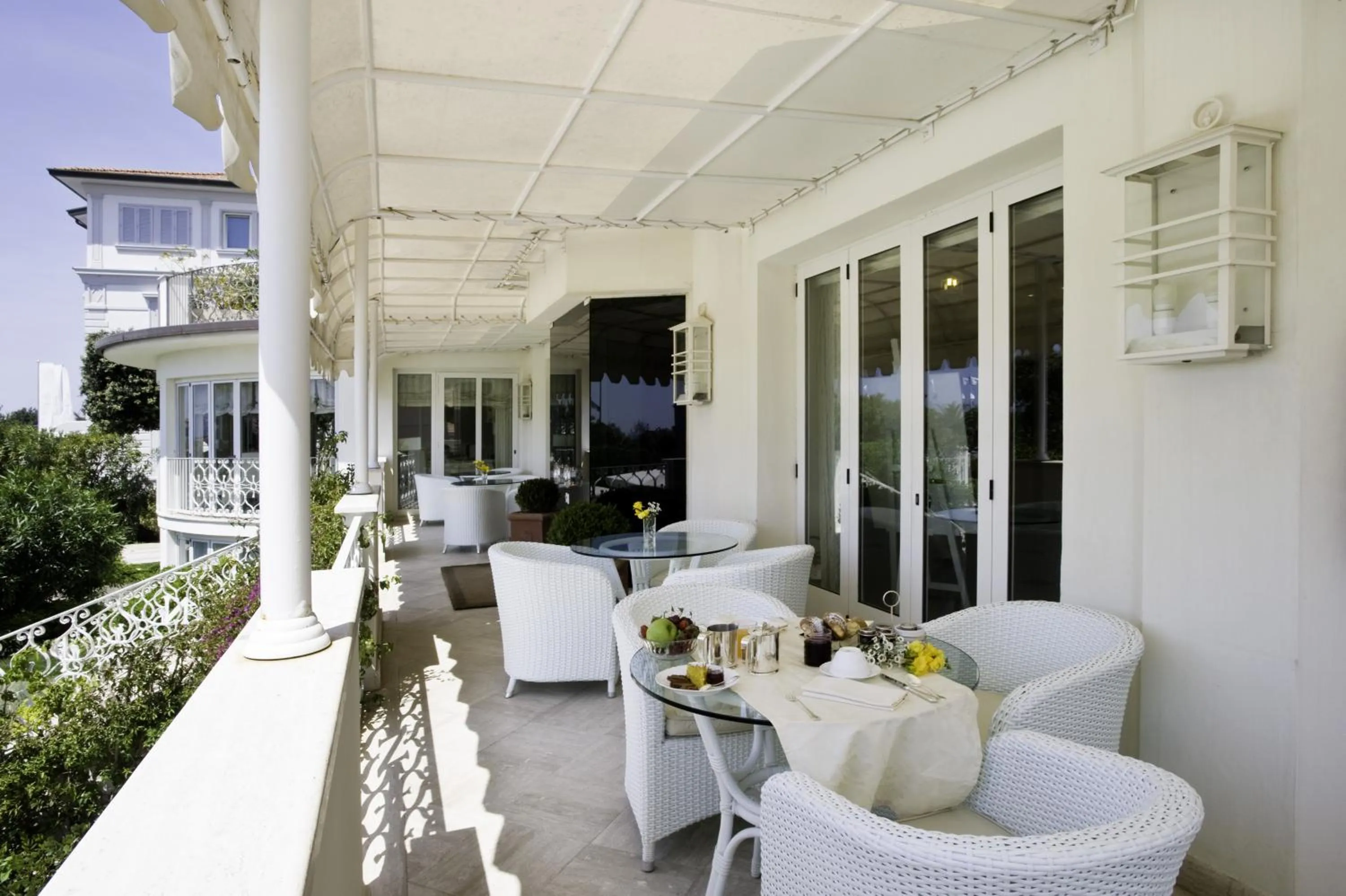 Balcony/Terrace in Hotel Il Negresco