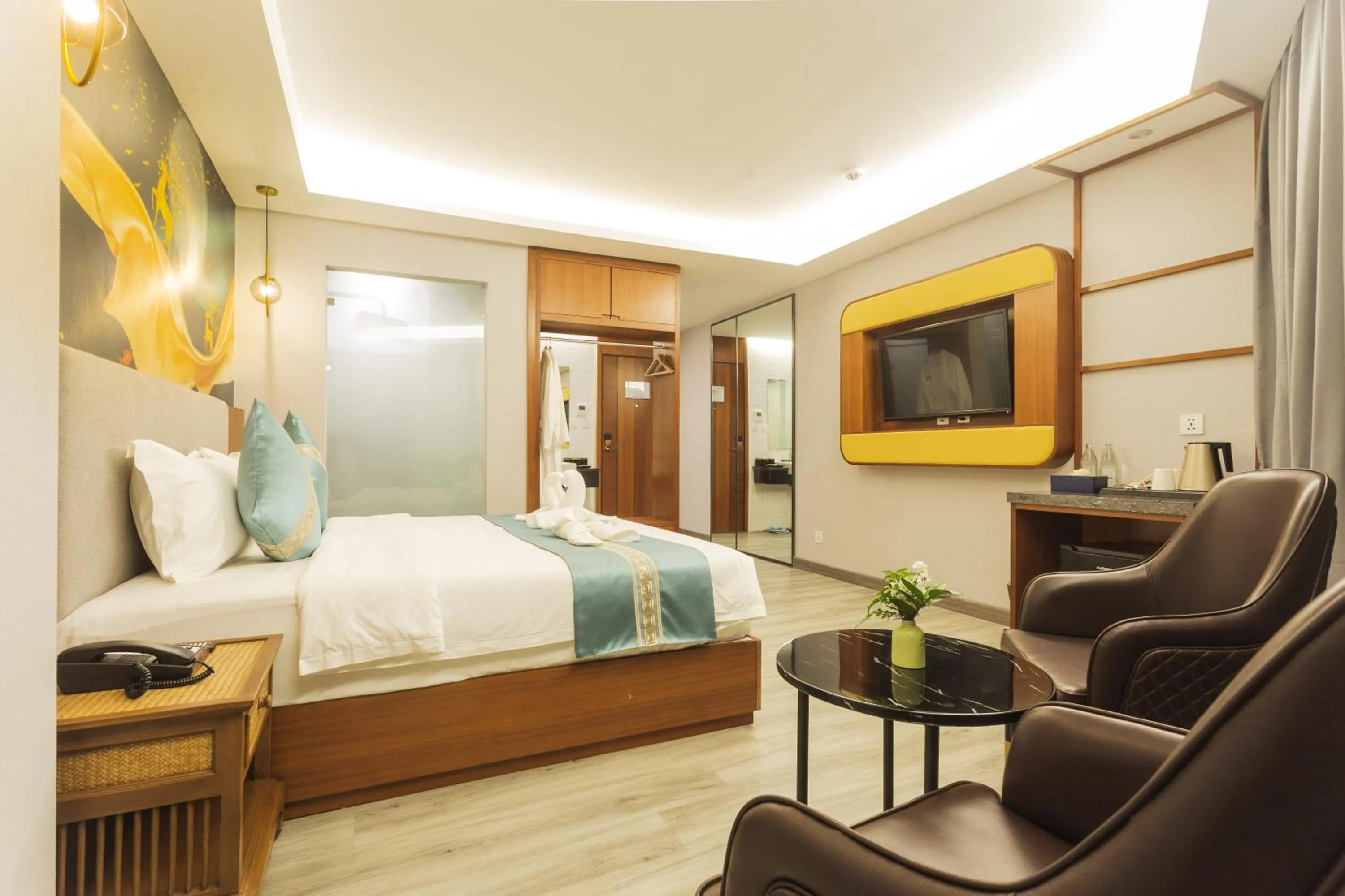 Photo of the whole room, Bed in Thapae Twins Hotel