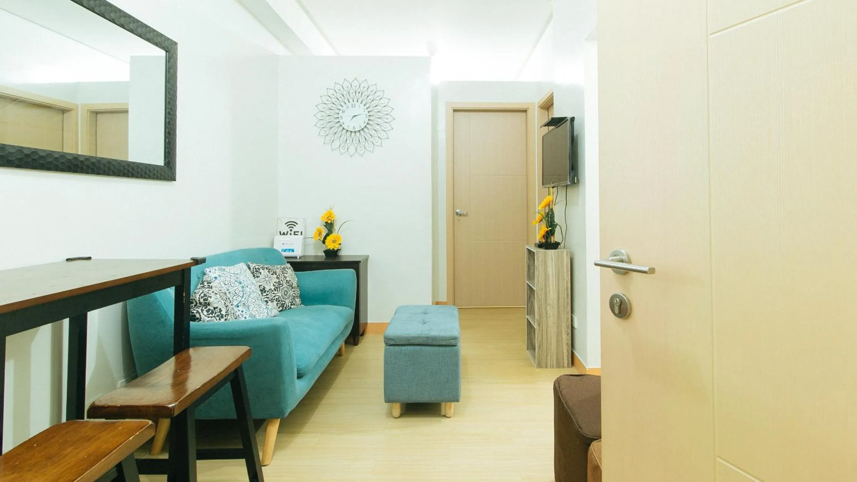 Bed in Jamah's Staycation at SMDC Trees Residences by RedDoorz