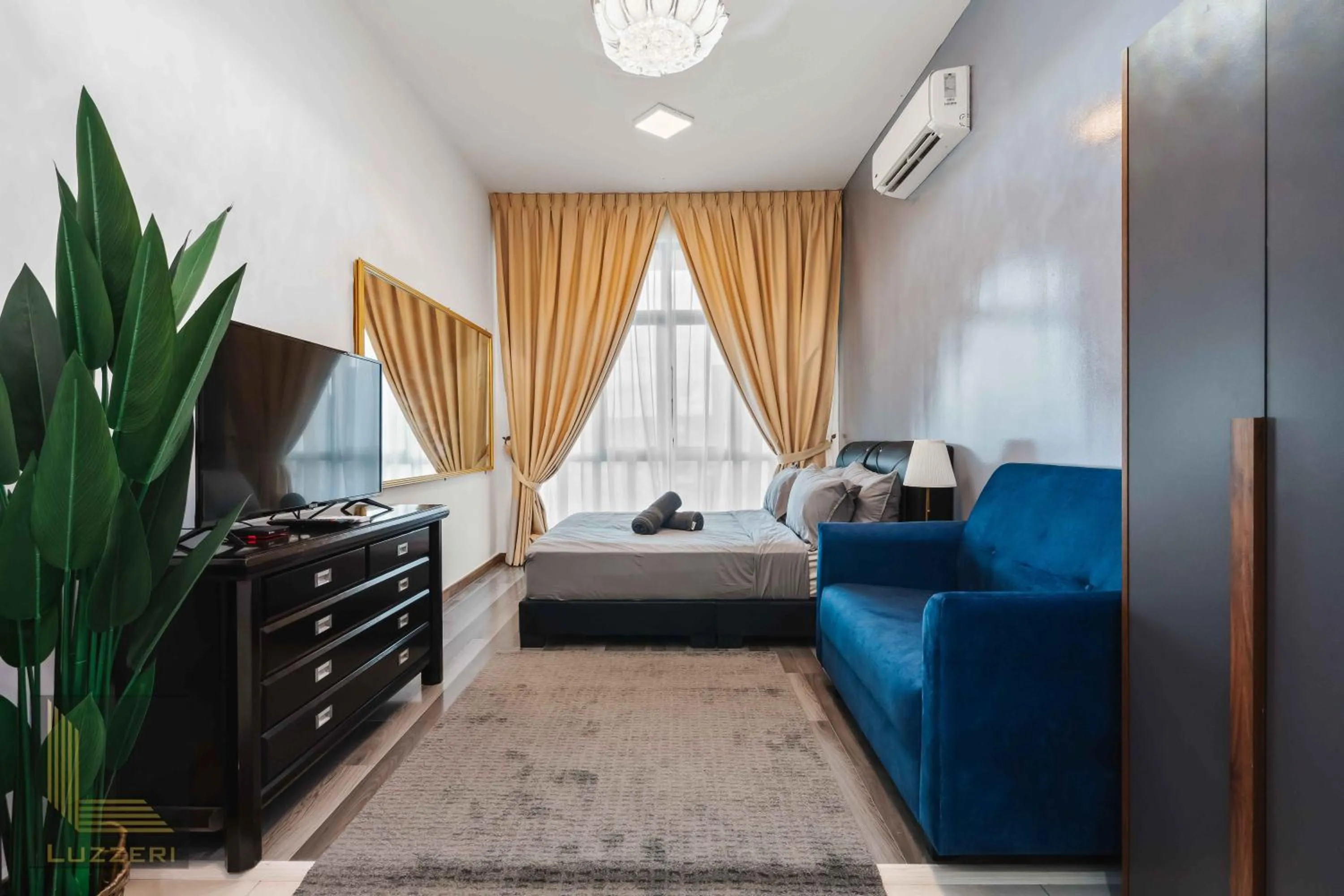 Bed in Legasi Kampung Baru Guesthouse