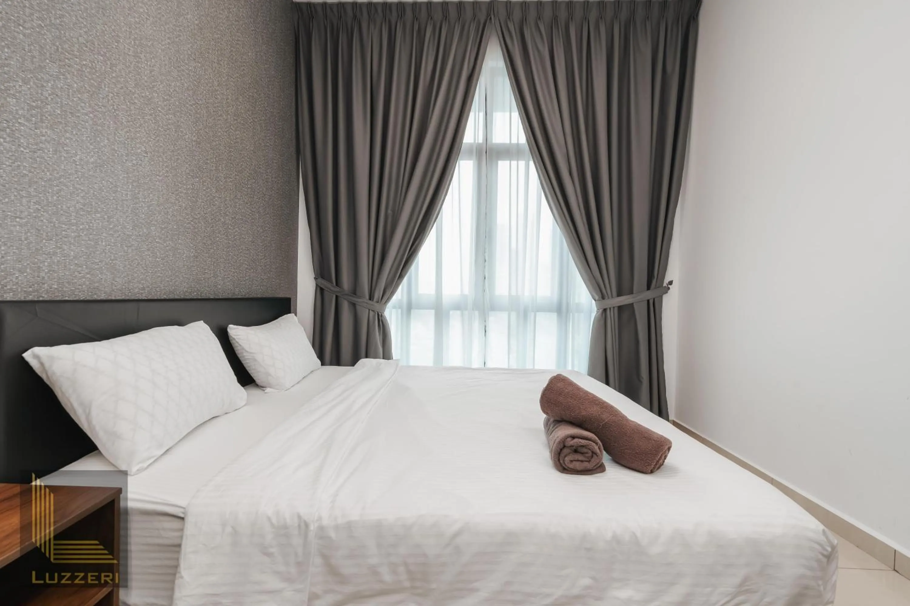 Living room, Bed in Legasi Kampung Baru Guesthouse