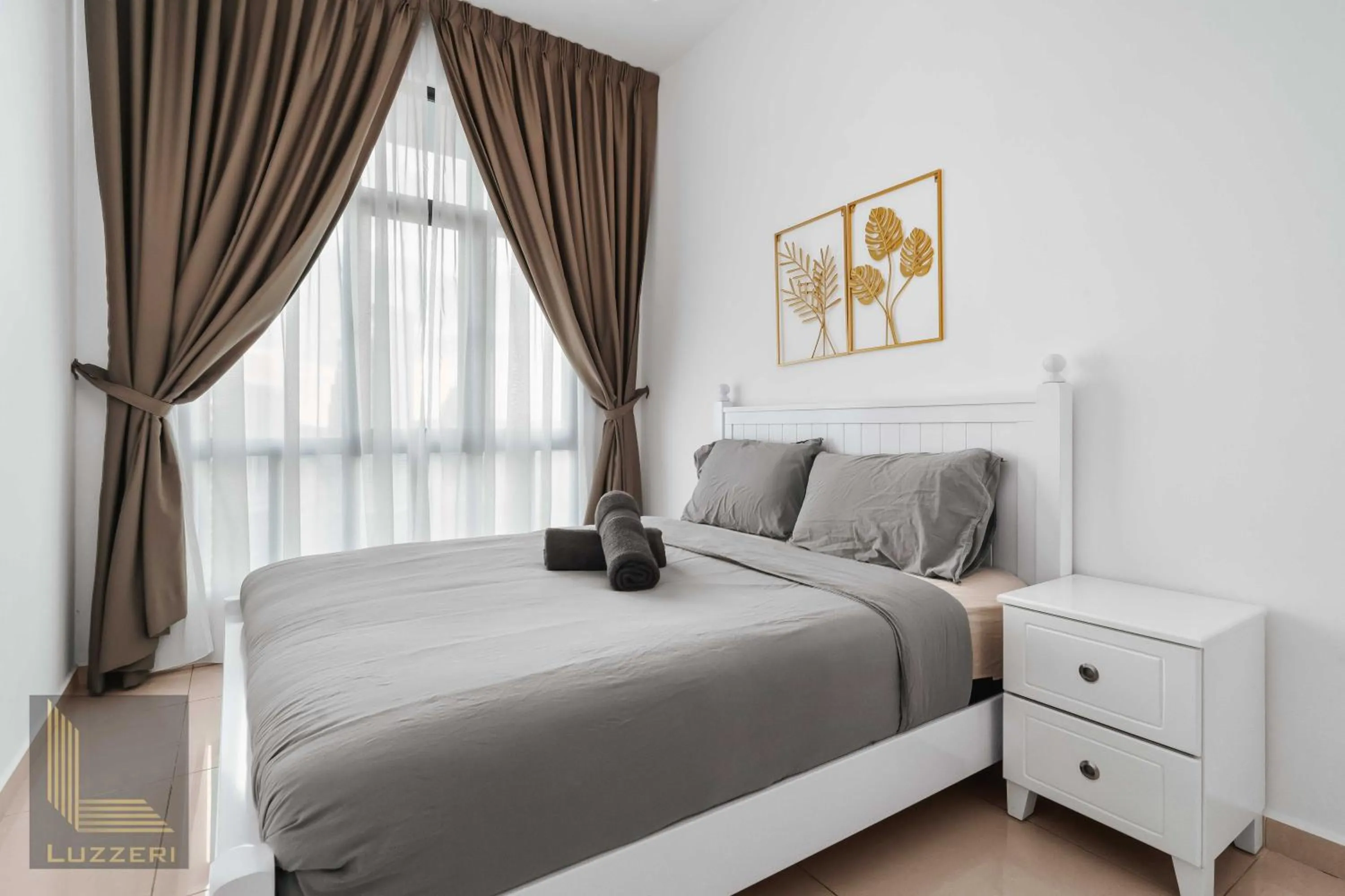 Bed in Legasi Kampung Baru Guesthouse