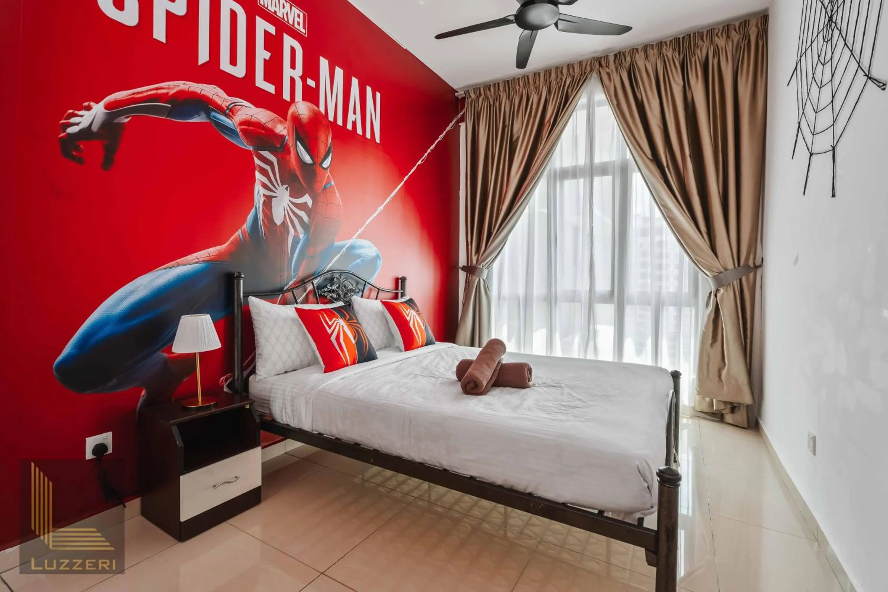 Bed in Legasi Kampung Baru Guesthouse