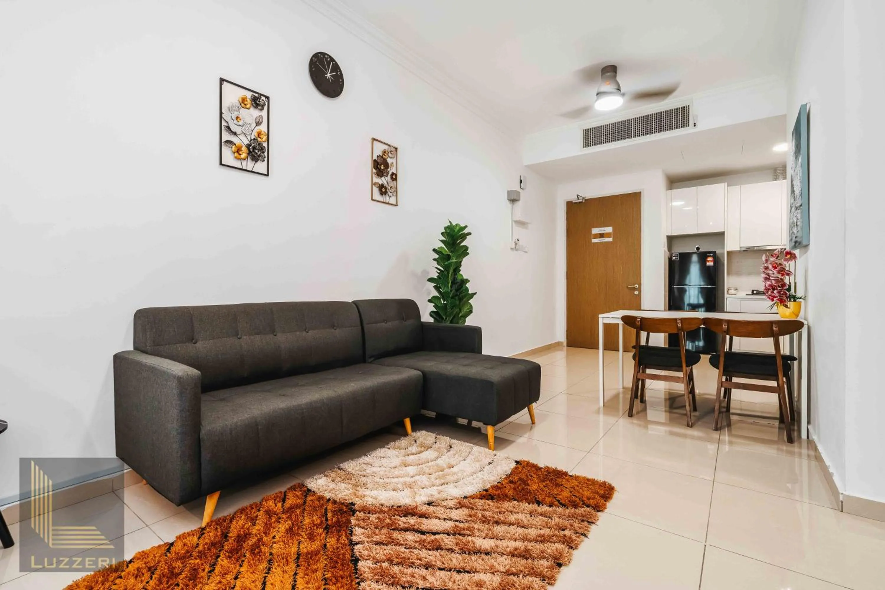 Living room in Legasi Kampung Baru Guesthouse
