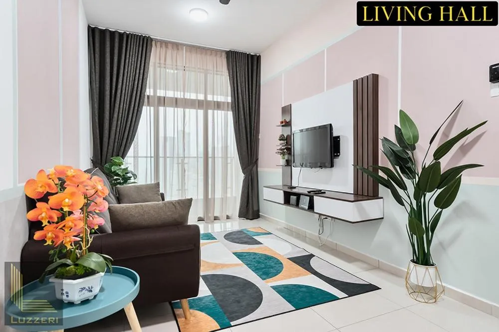 Living room in Legasi Kampung Baru Guesthouse