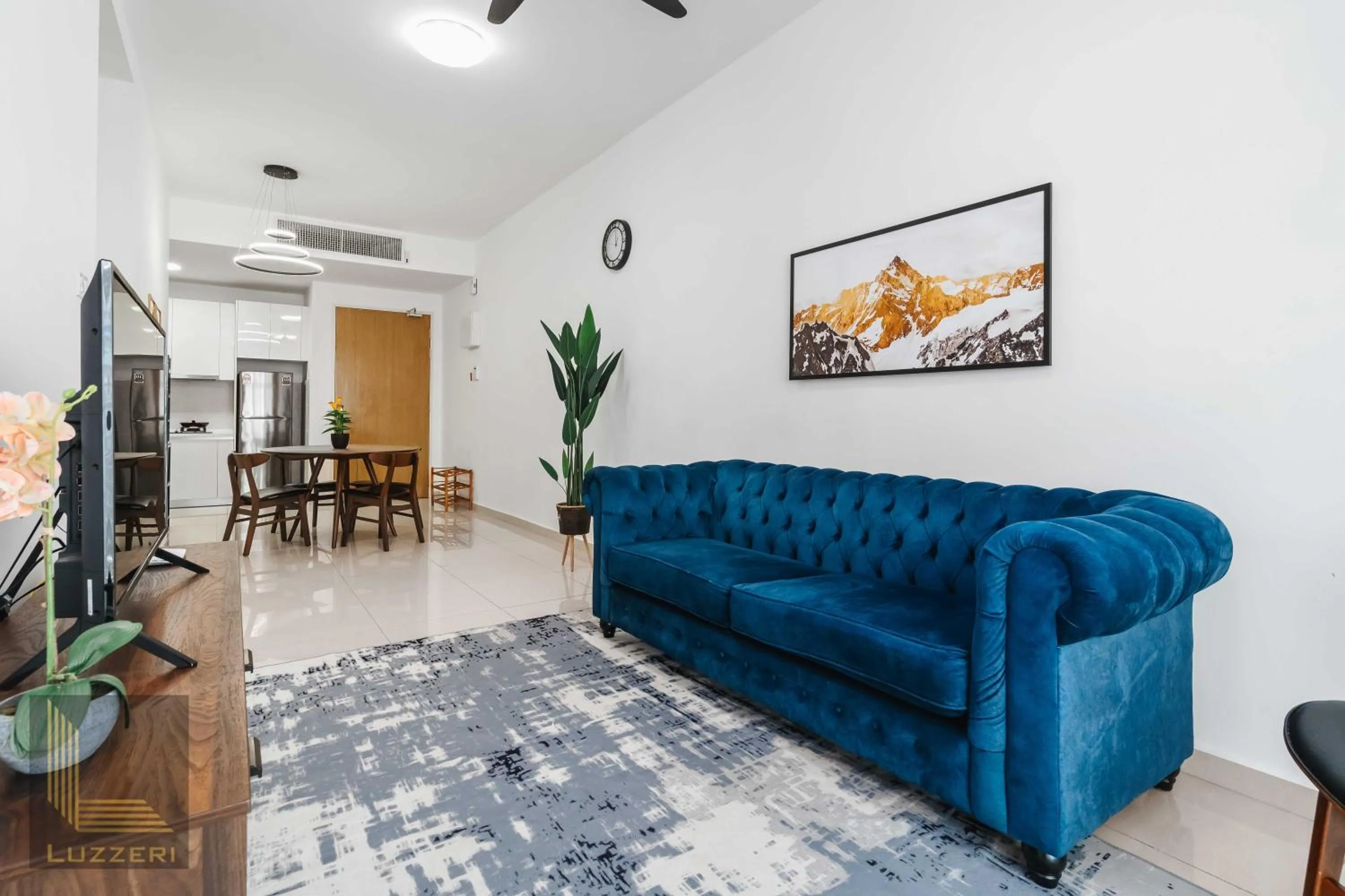 Living room in Legasi Kampung Baru Guesthouse