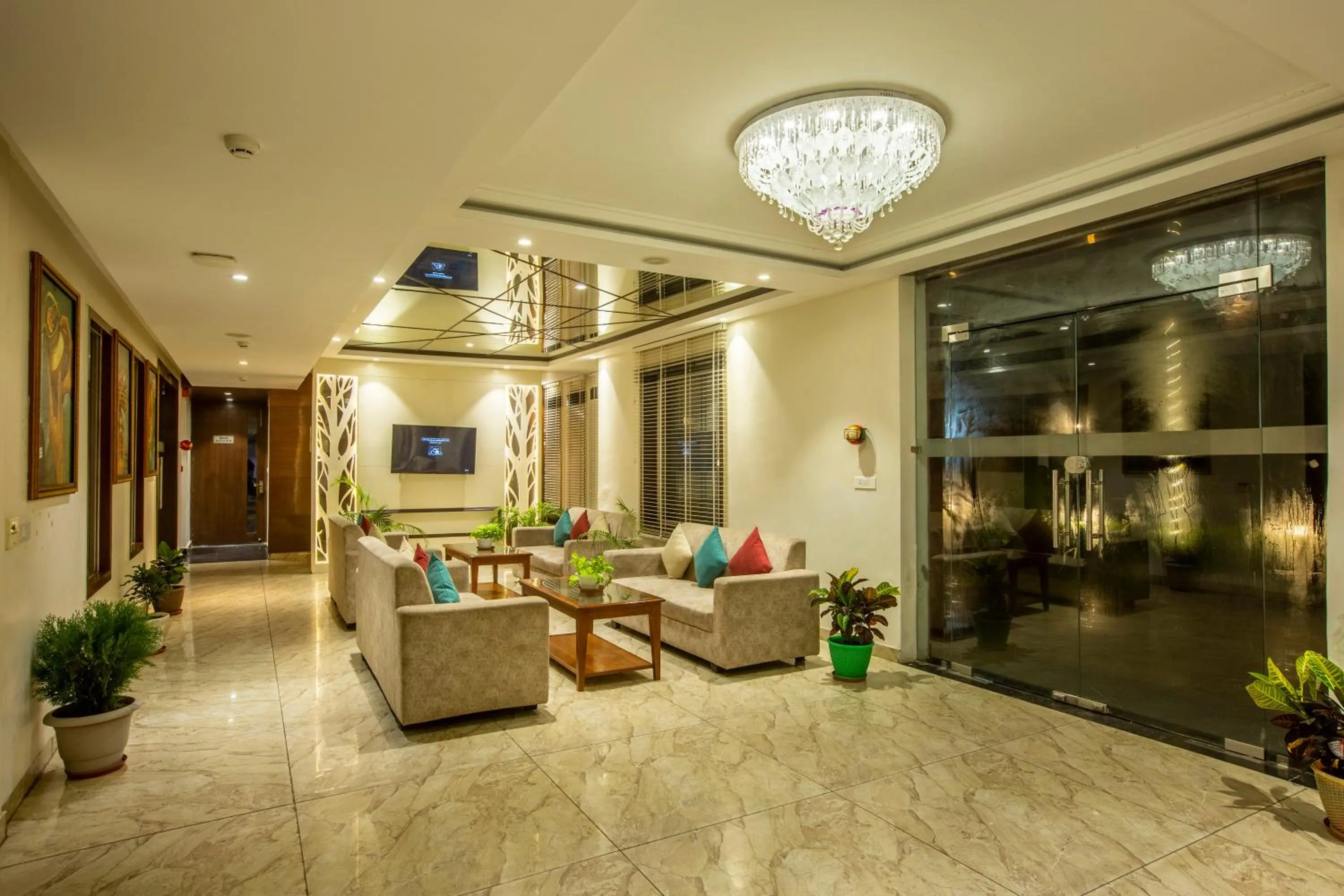 Lobby or reception in INDE Reva Resorts Rishhikesh