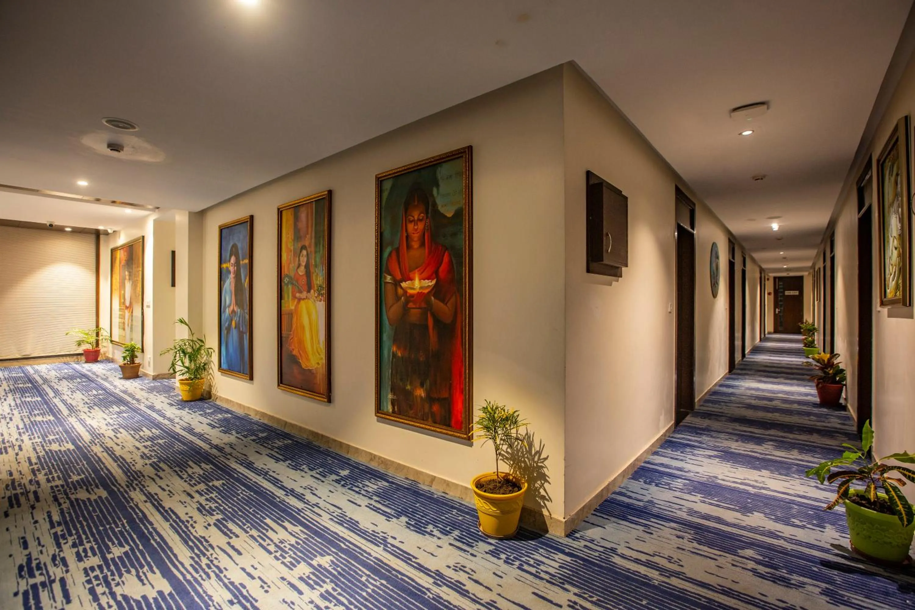 Decorative detail in INDE Reva Resorts Rishhikesh