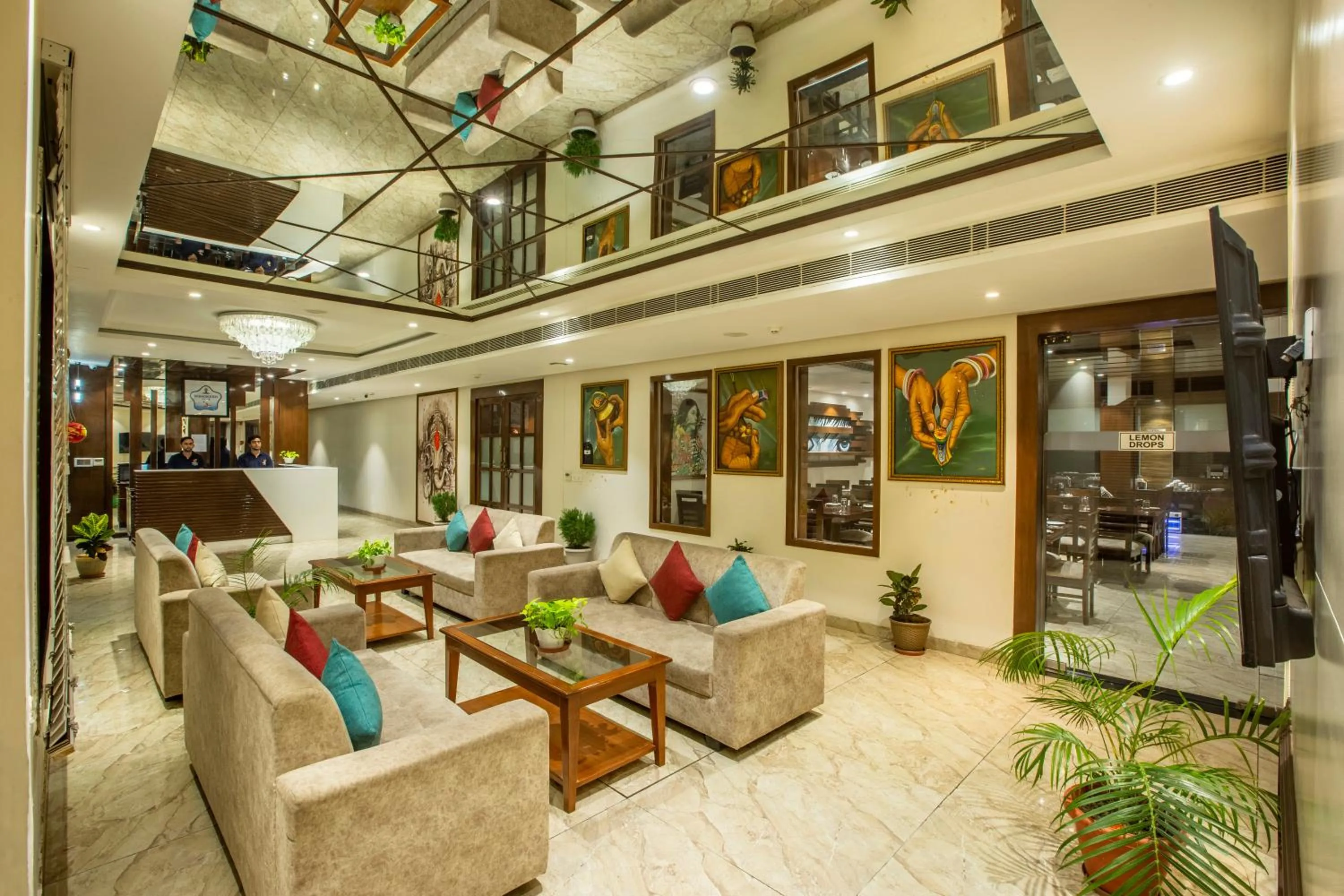 Lobby or reception in INDE Reva Resorts Rishhikesh