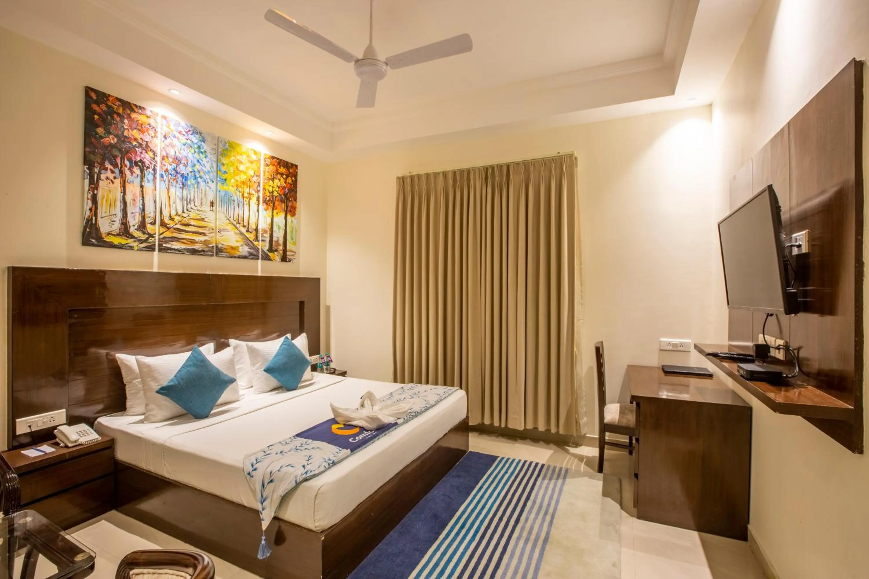 Bed in INDE Reva Resorts Rishhikesh