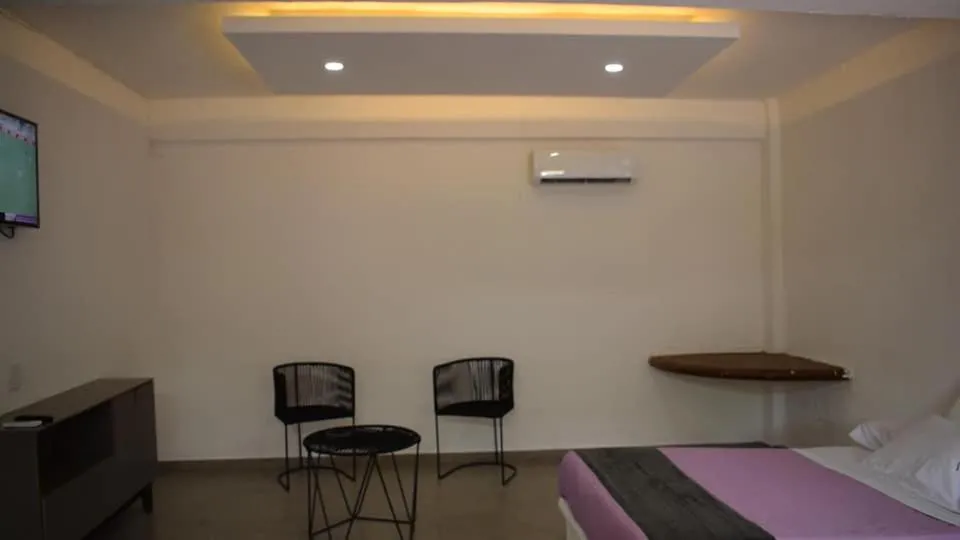 Bed in Hotel San Carlos Yautepec