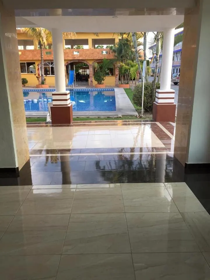 Pool view in Hotel San Carlos Yautepec