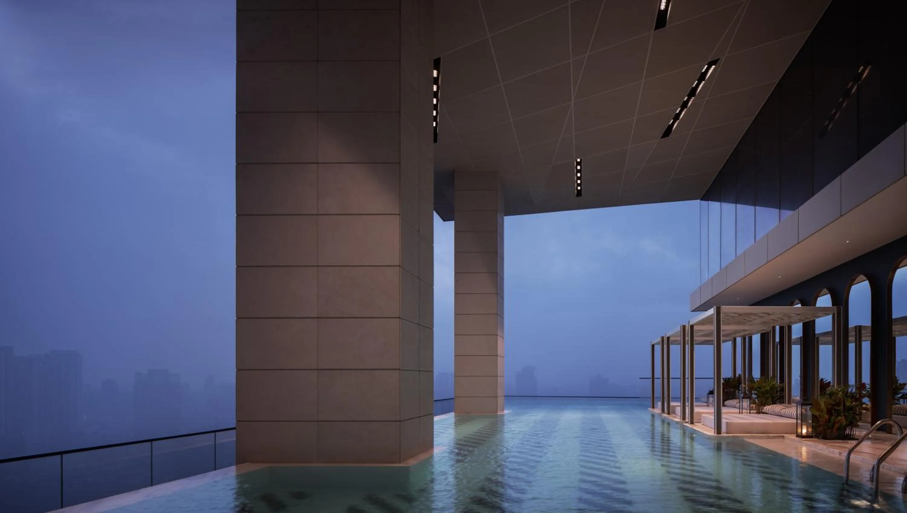 Swimming pool in Citadines Flatiron Phnom Penh