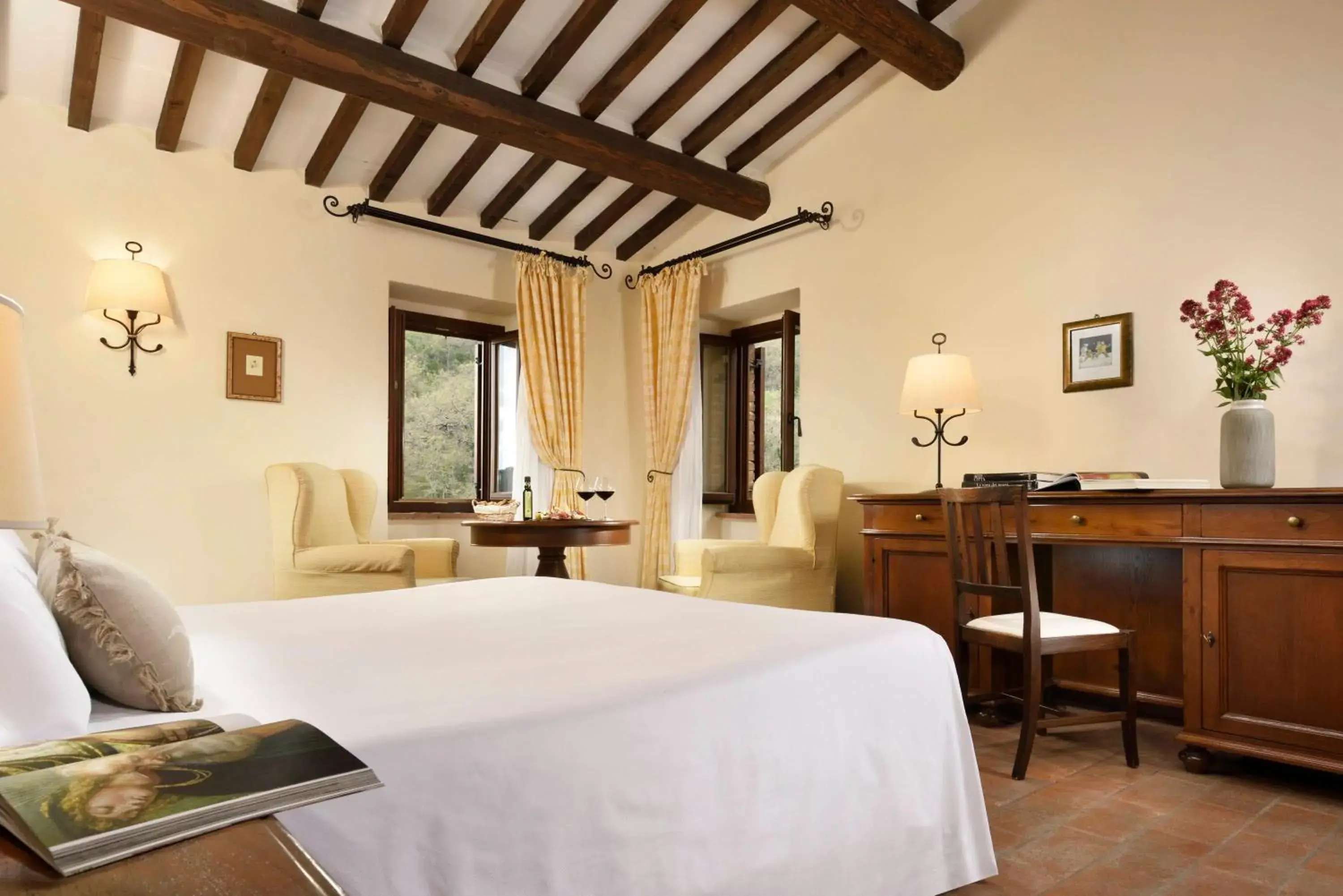 Bed in Relais Villa Monte Solare Wellness & SPA Bed in Relais Villa Monte Solare Wellness & SPA