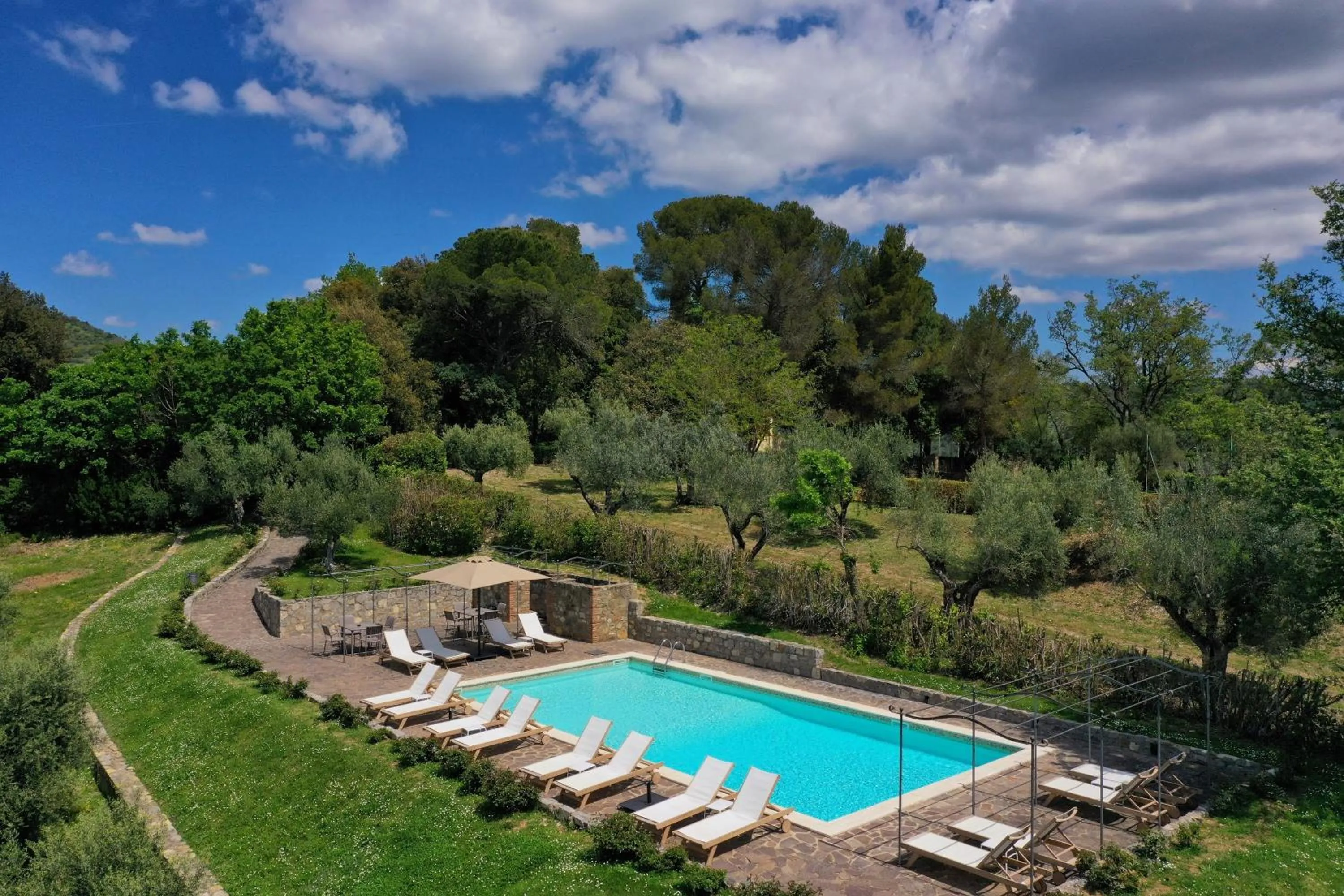 Swimming pool in Relais Villa Monte Solare Wellness & SPA