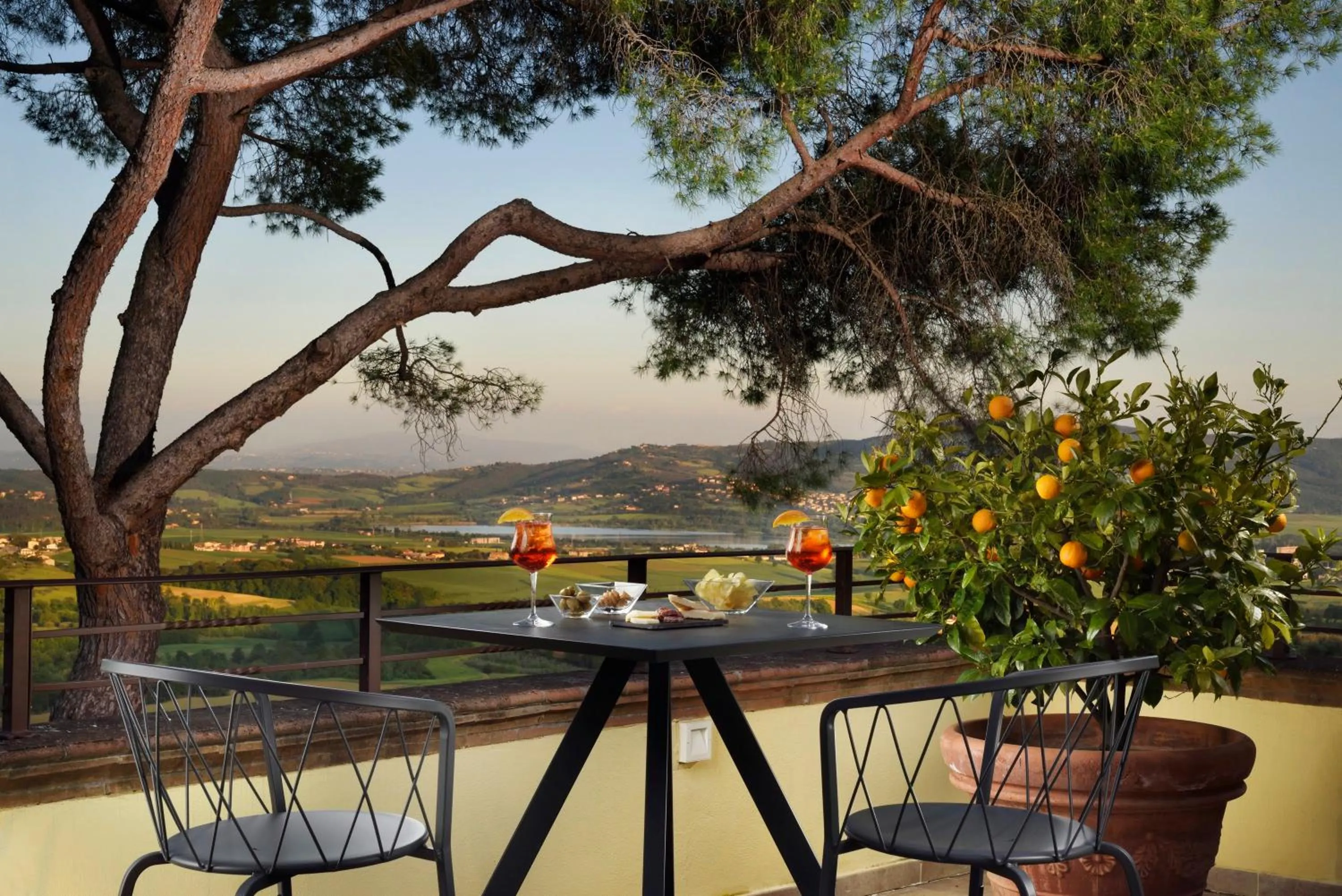Balcony/Terrace in Relais Villa Monte Solare Wellness & SPA