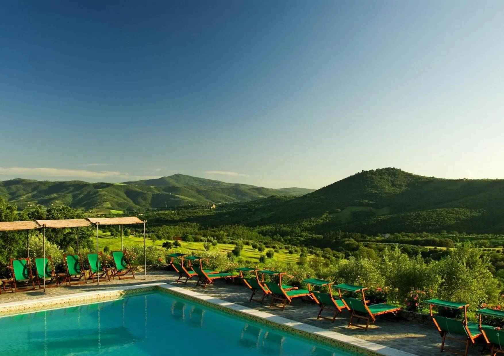 Pool view in Relais Villa Monte Solare Wellness & SPA