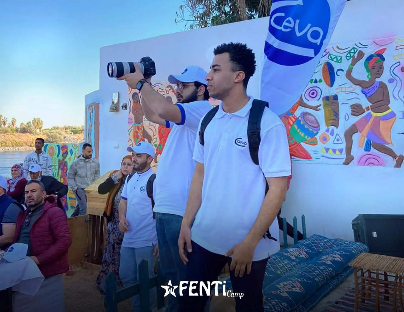 group of guests in Fenti Nubian Resort