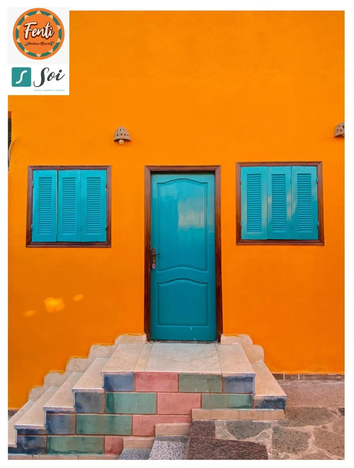 Inner courtyard view in Fenti Nubian Resort