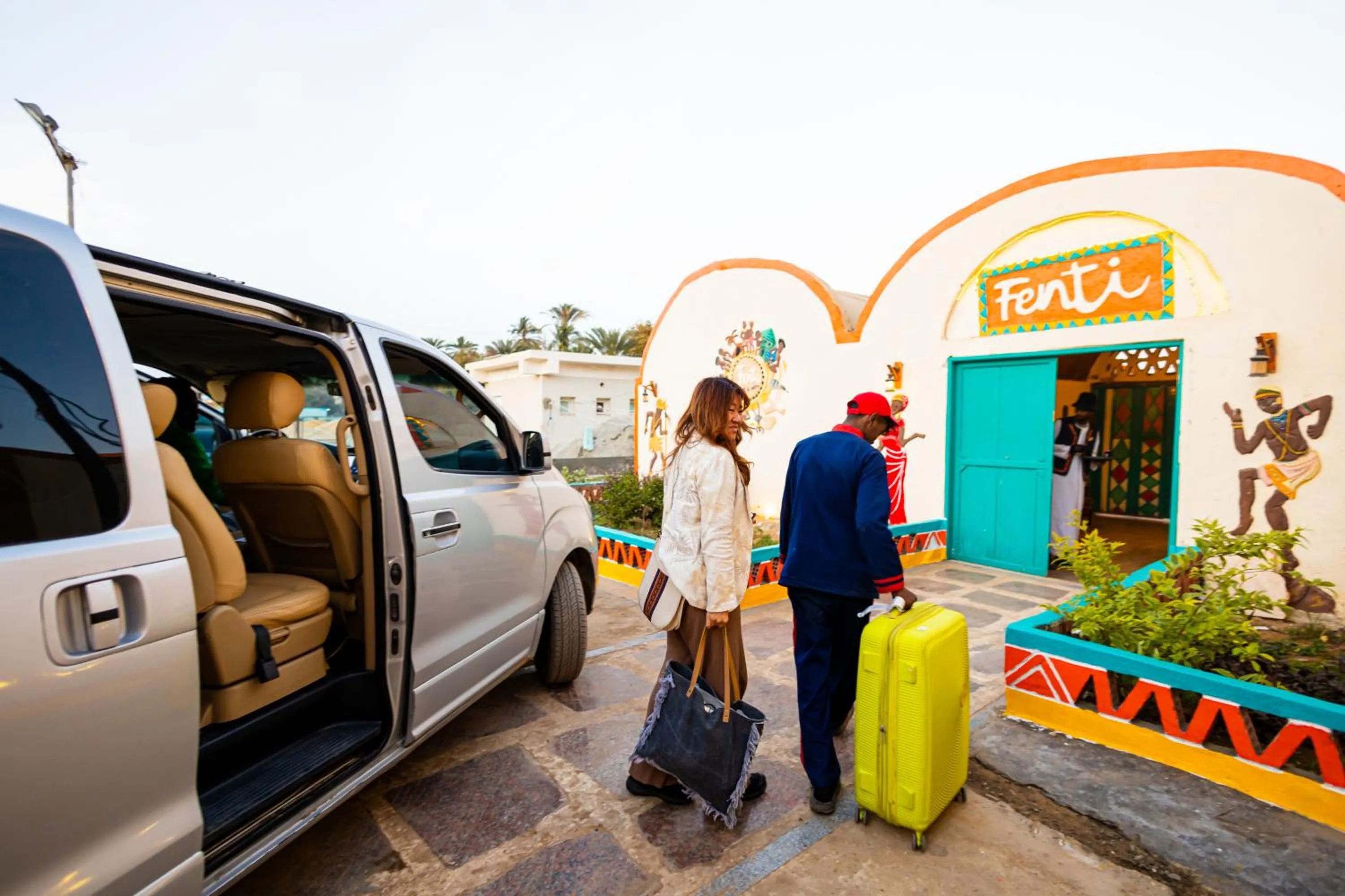 group of guests in Fenti Nubian Resort