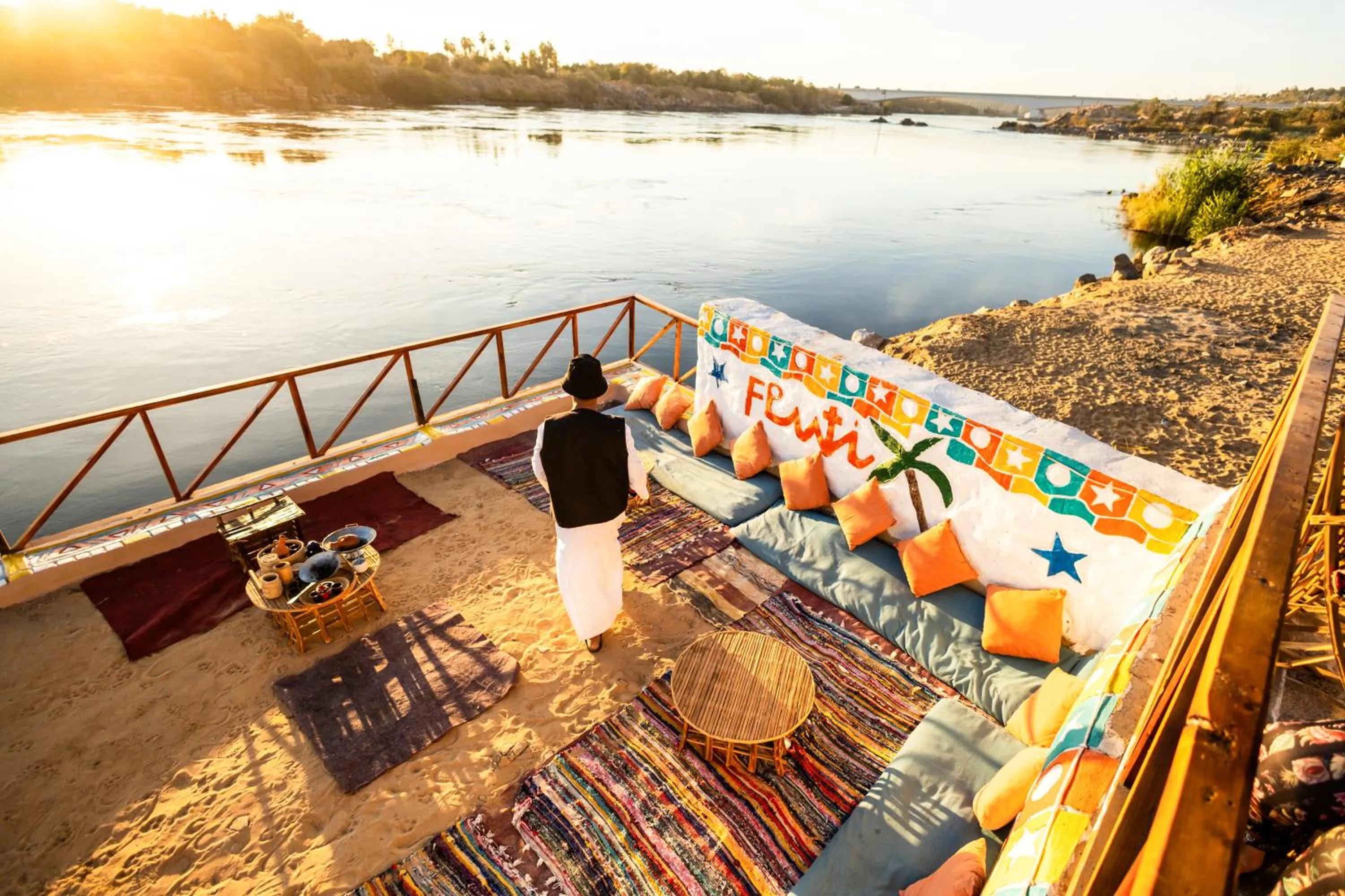 Seating area in Fenti Nubian Resort