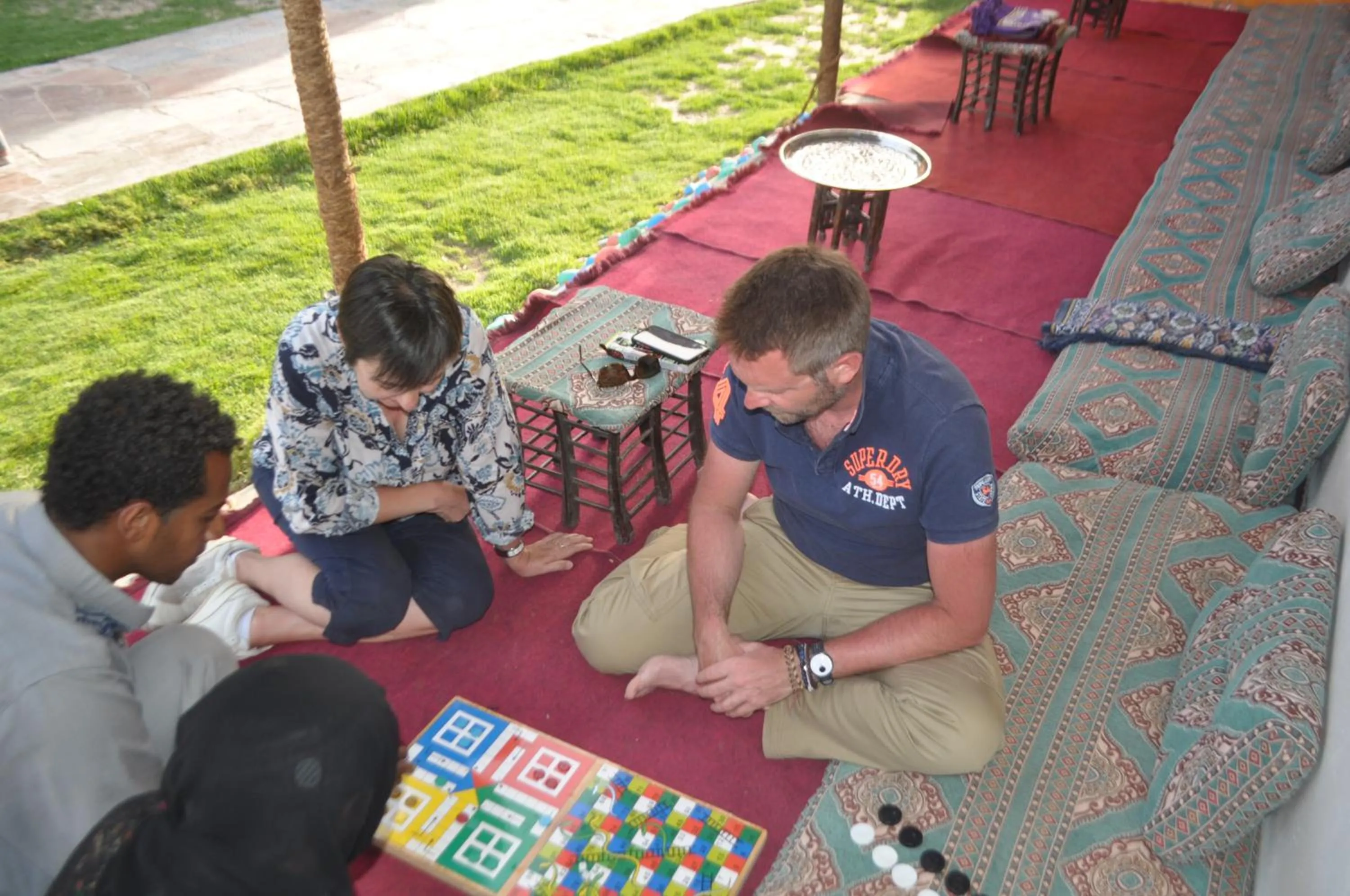 group of guests in Fenti Nubian Resort