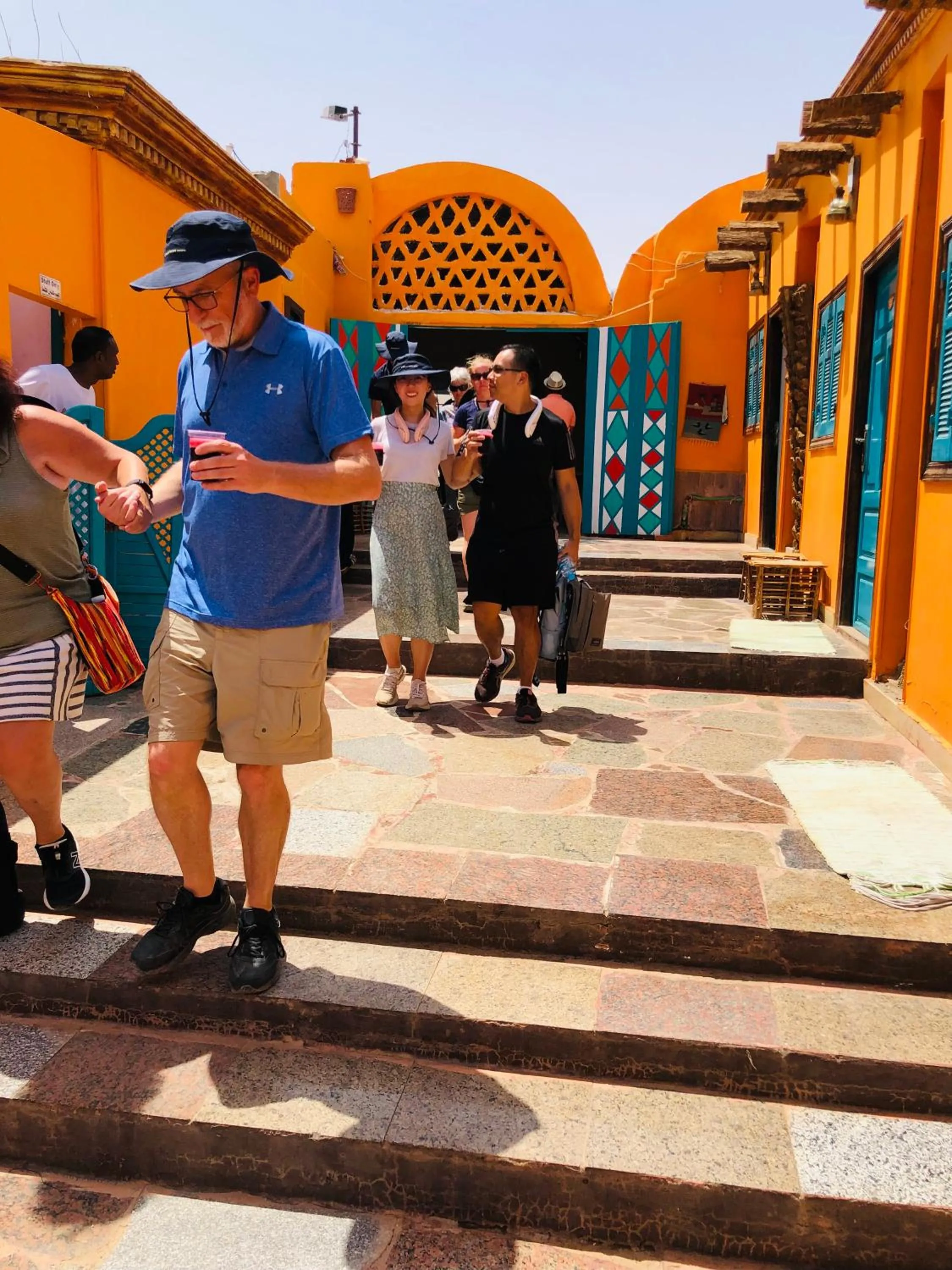 group of guests in Fenti Nubian Resort