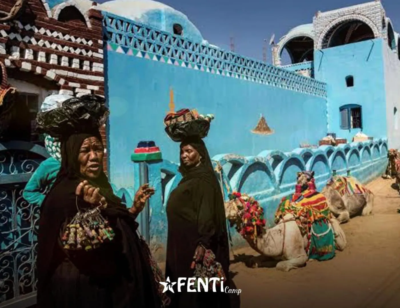 People in Fenti Nubian Resort