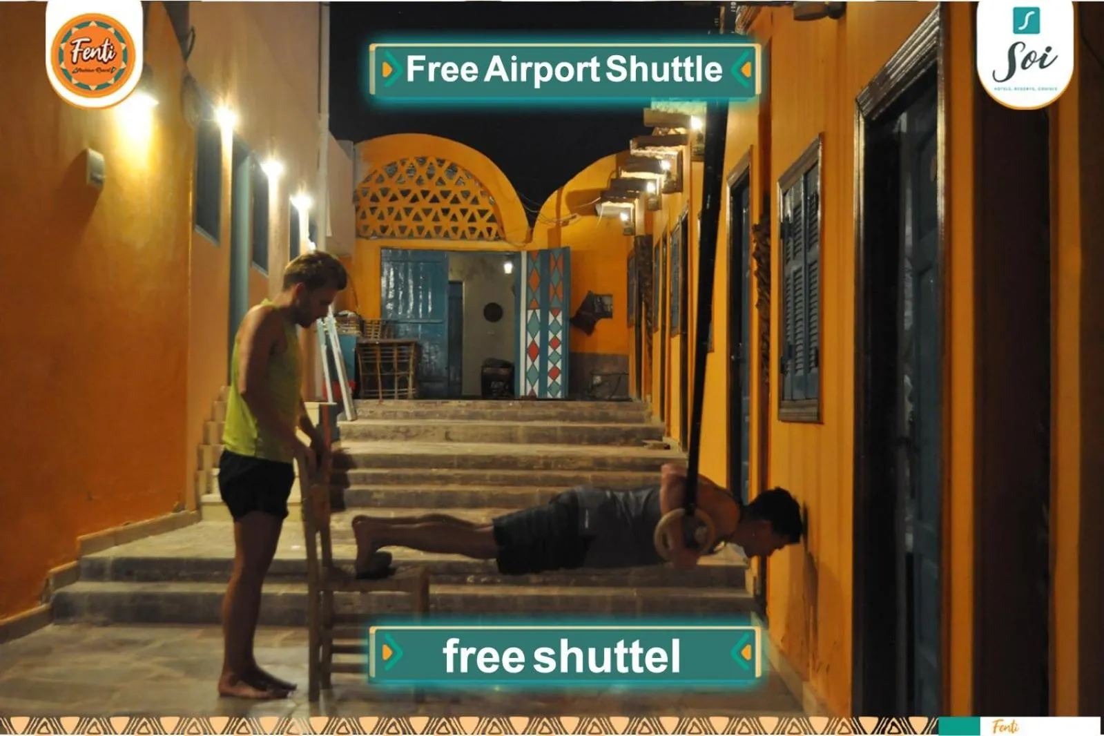 People in Fenti Nubian Resort