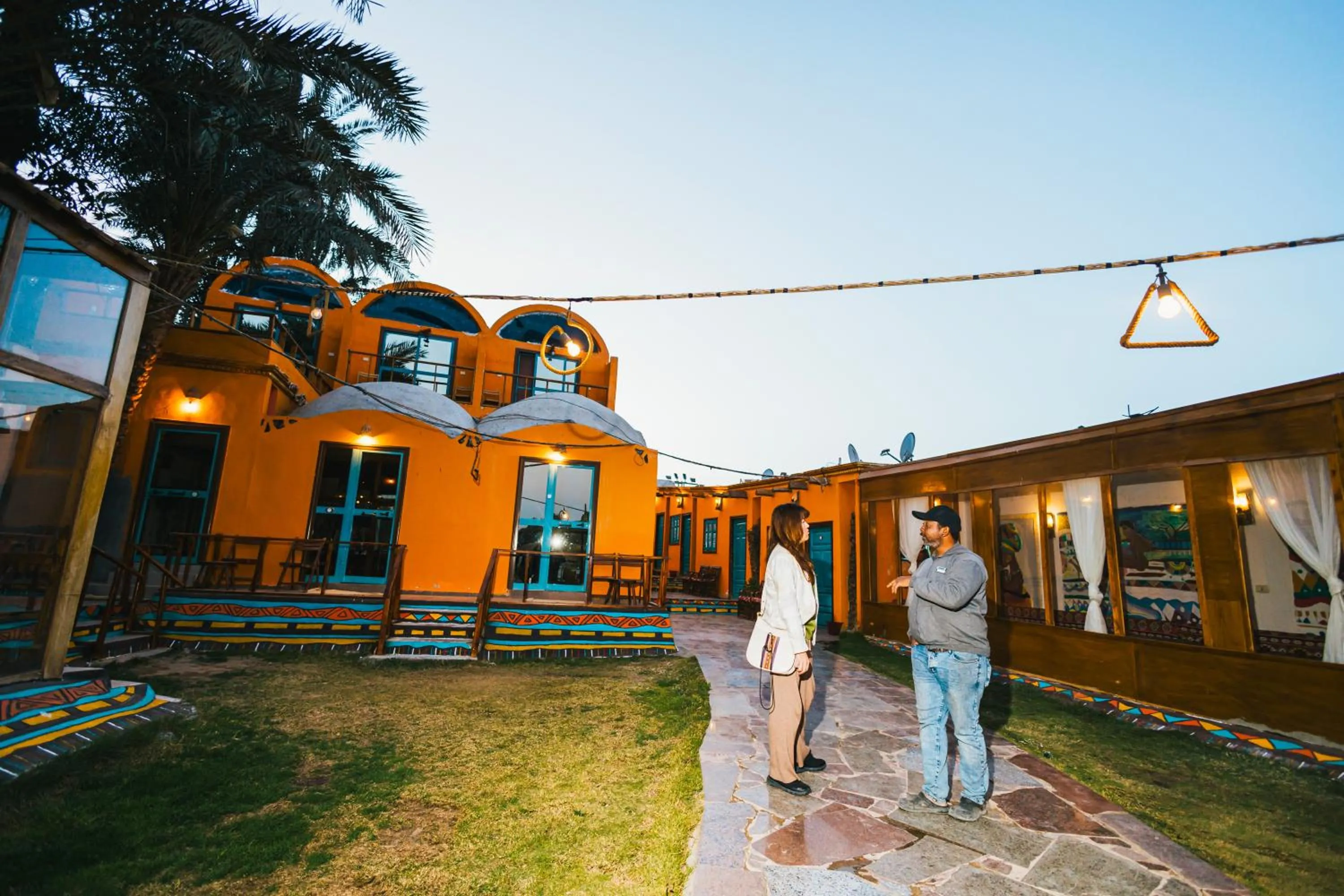 group of guests in Fenti Nubian Resort