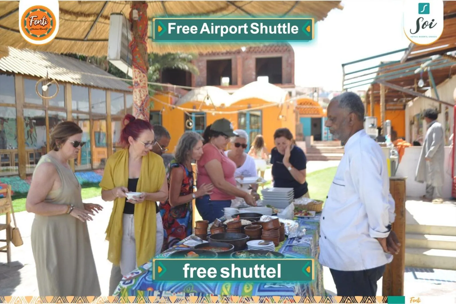 Restaurant/places to eat in Fenti Nubian Resort