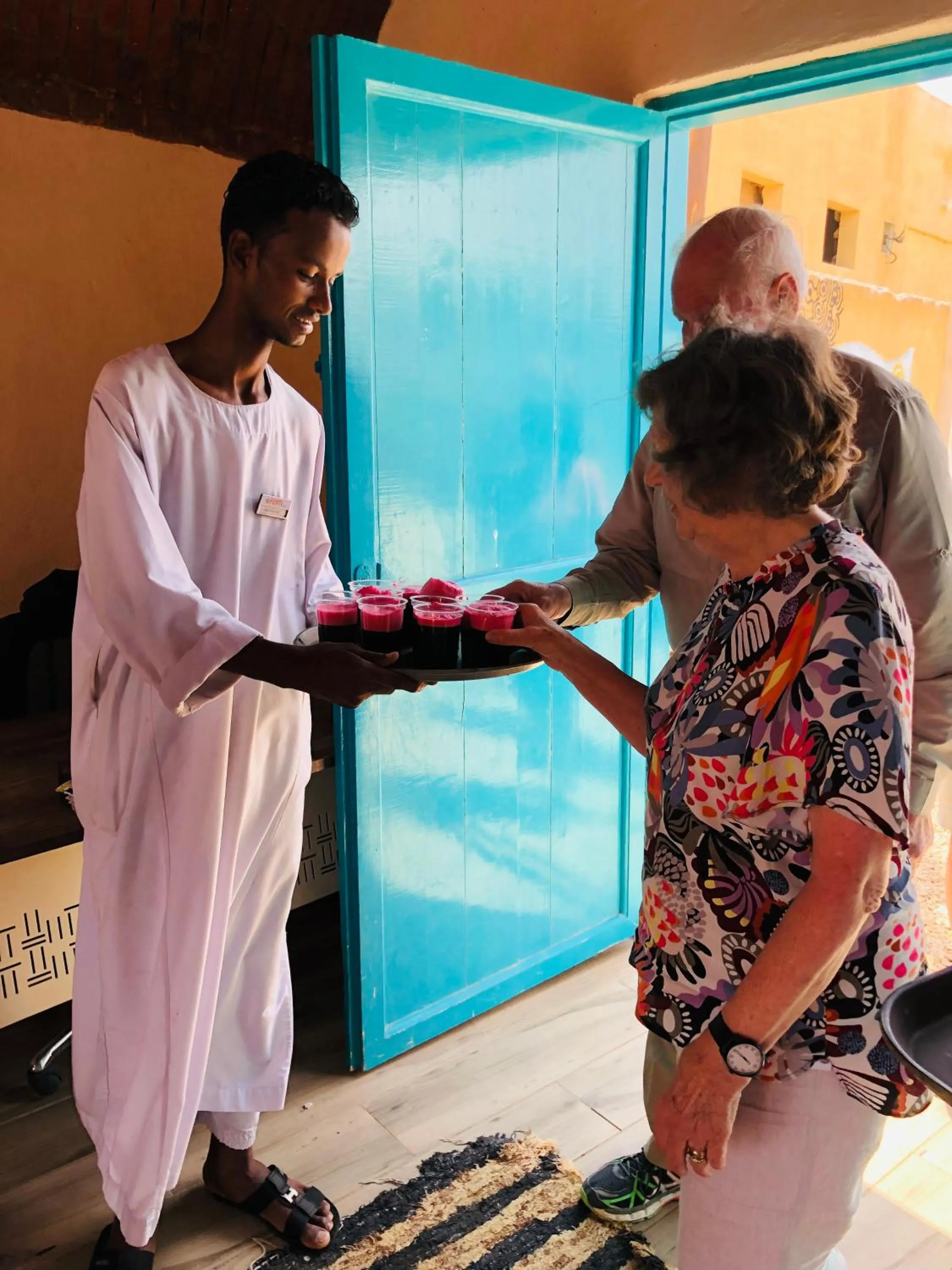 group of guests in Fenti Nubian Resort