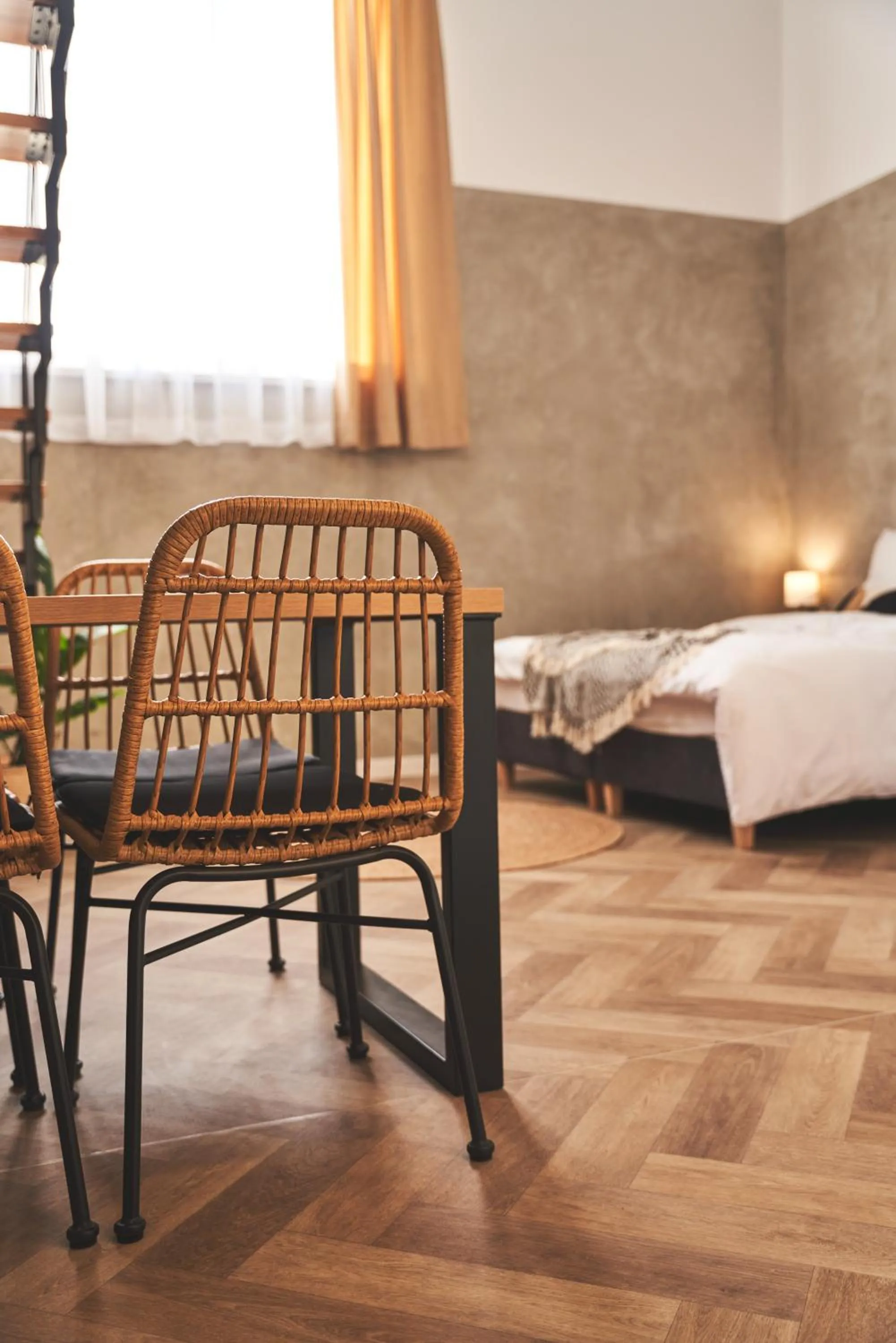 View (from property/room), Bed in Na Fursie Apartments & Rooms