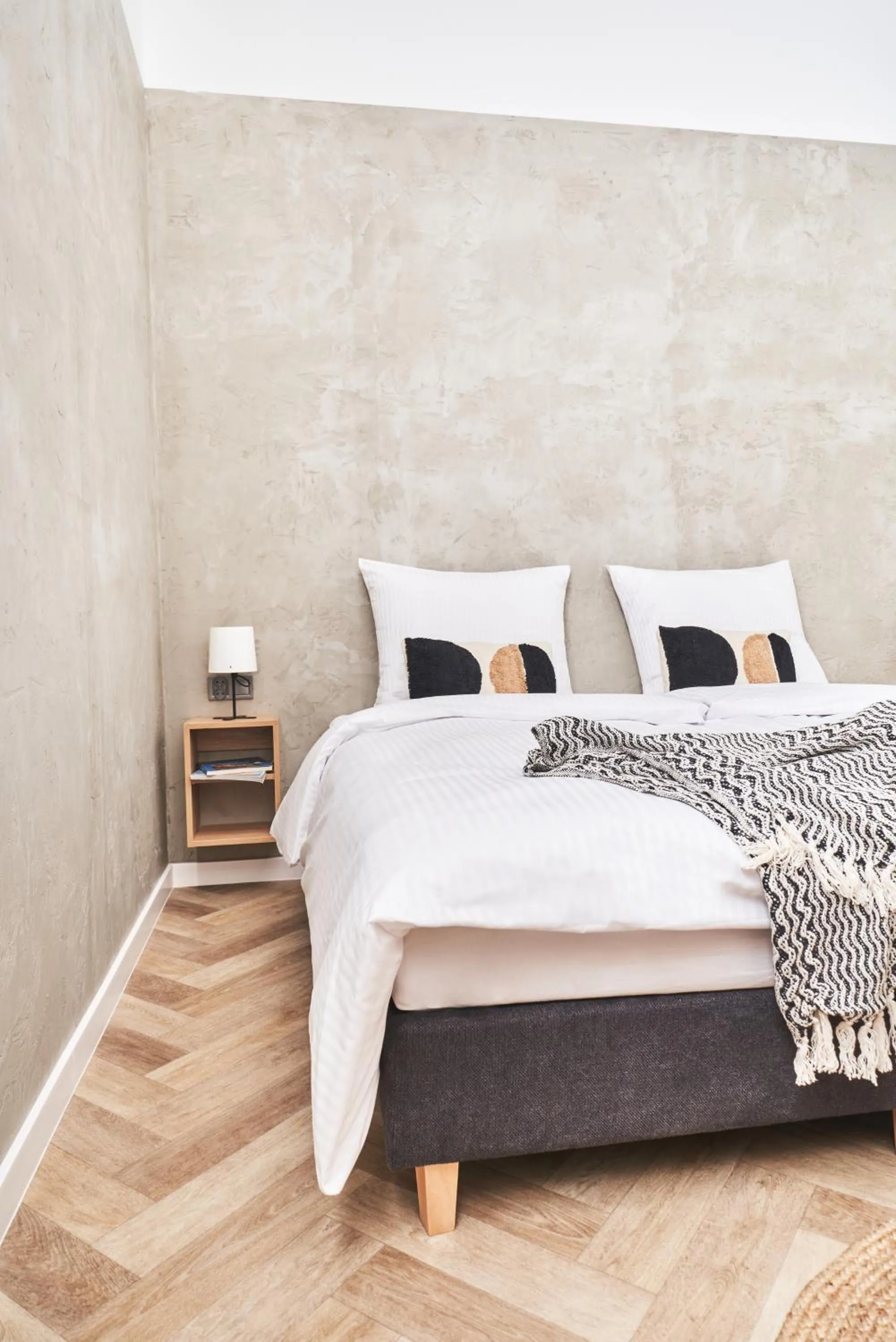 Bed in Na Fursie Apartments & Rooms