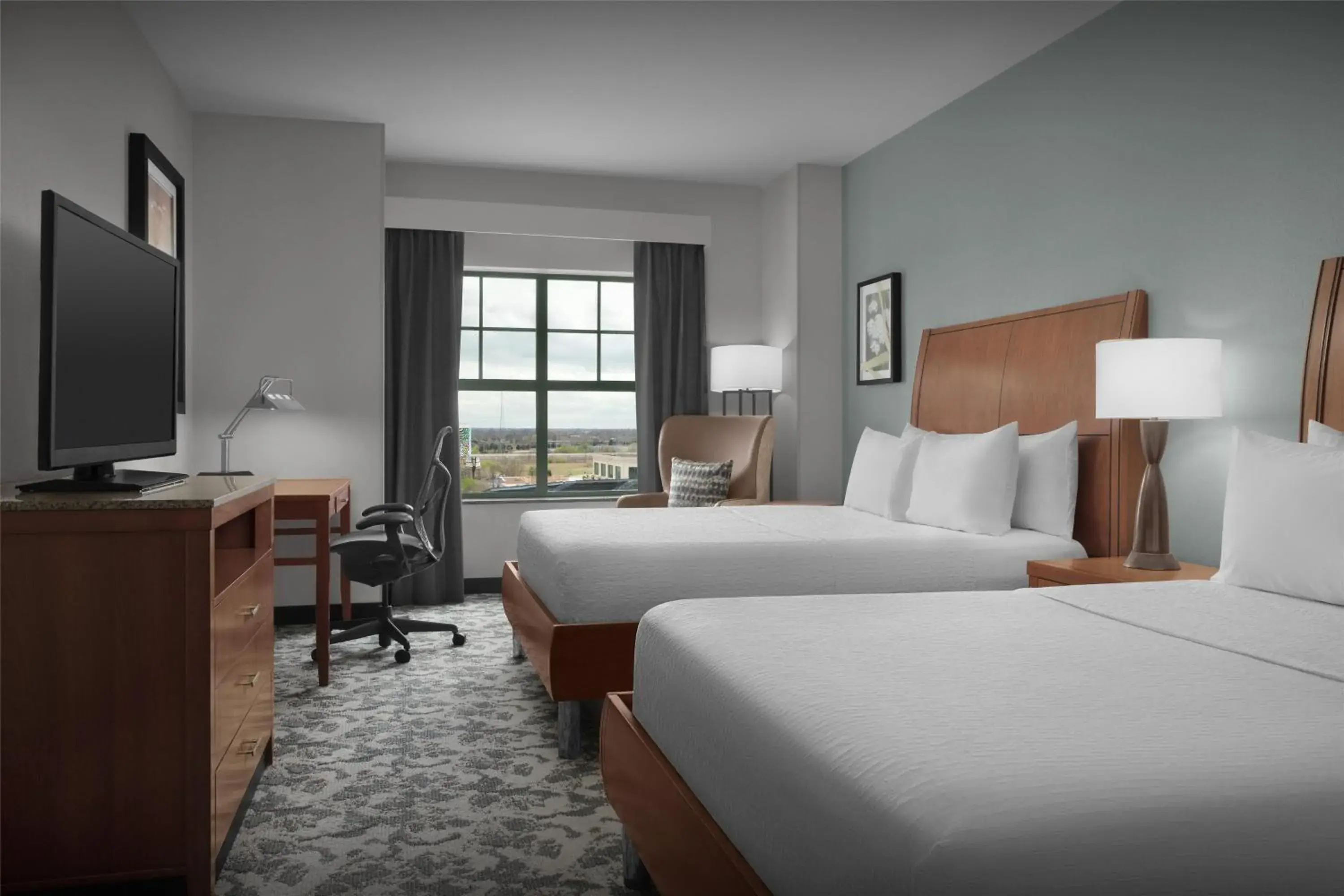 Bed in Hilton Garden Inn Oklahoma City/Bricktown Bed in Hilton Garden Inn Oklahoma City/Bricktown