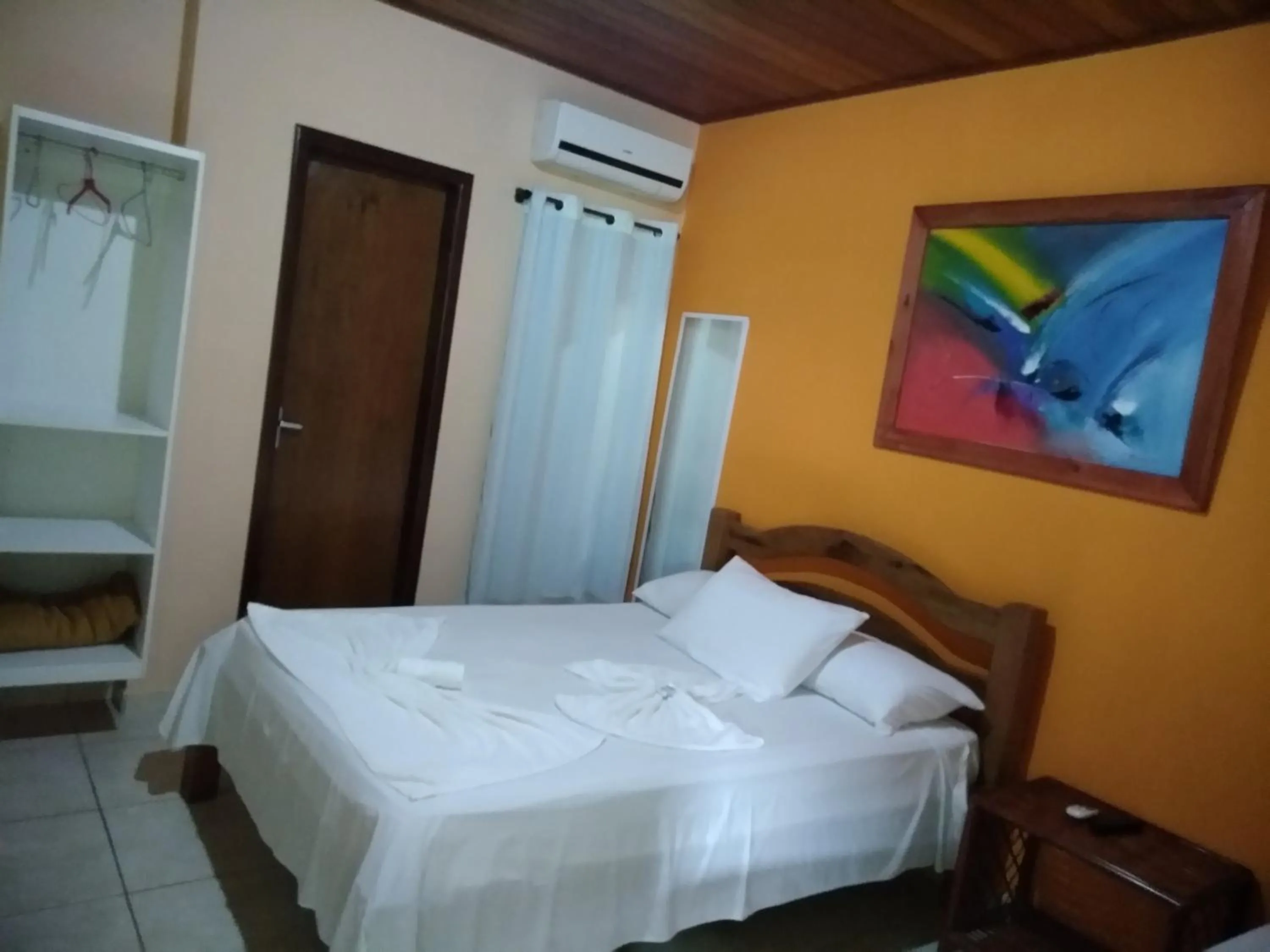 Decorative detail, Bed in Pousada Recanto Lagoa Azul