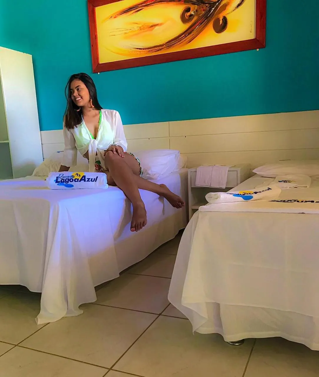 Photo of the whole room, Bed in Pousada Recanto Lagoa Azul