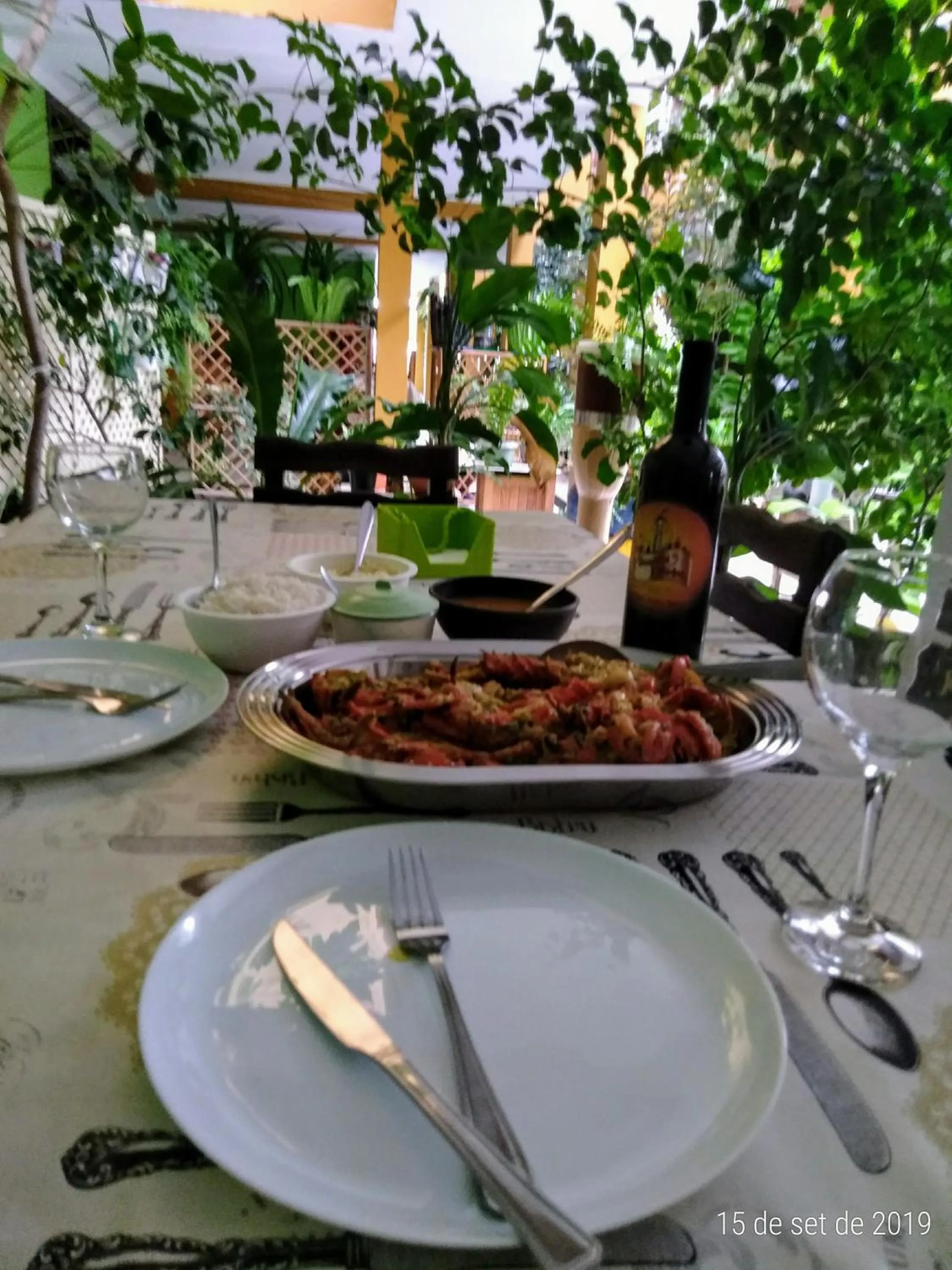 Food and drinks in Pousada Recanto Lagoa Azul