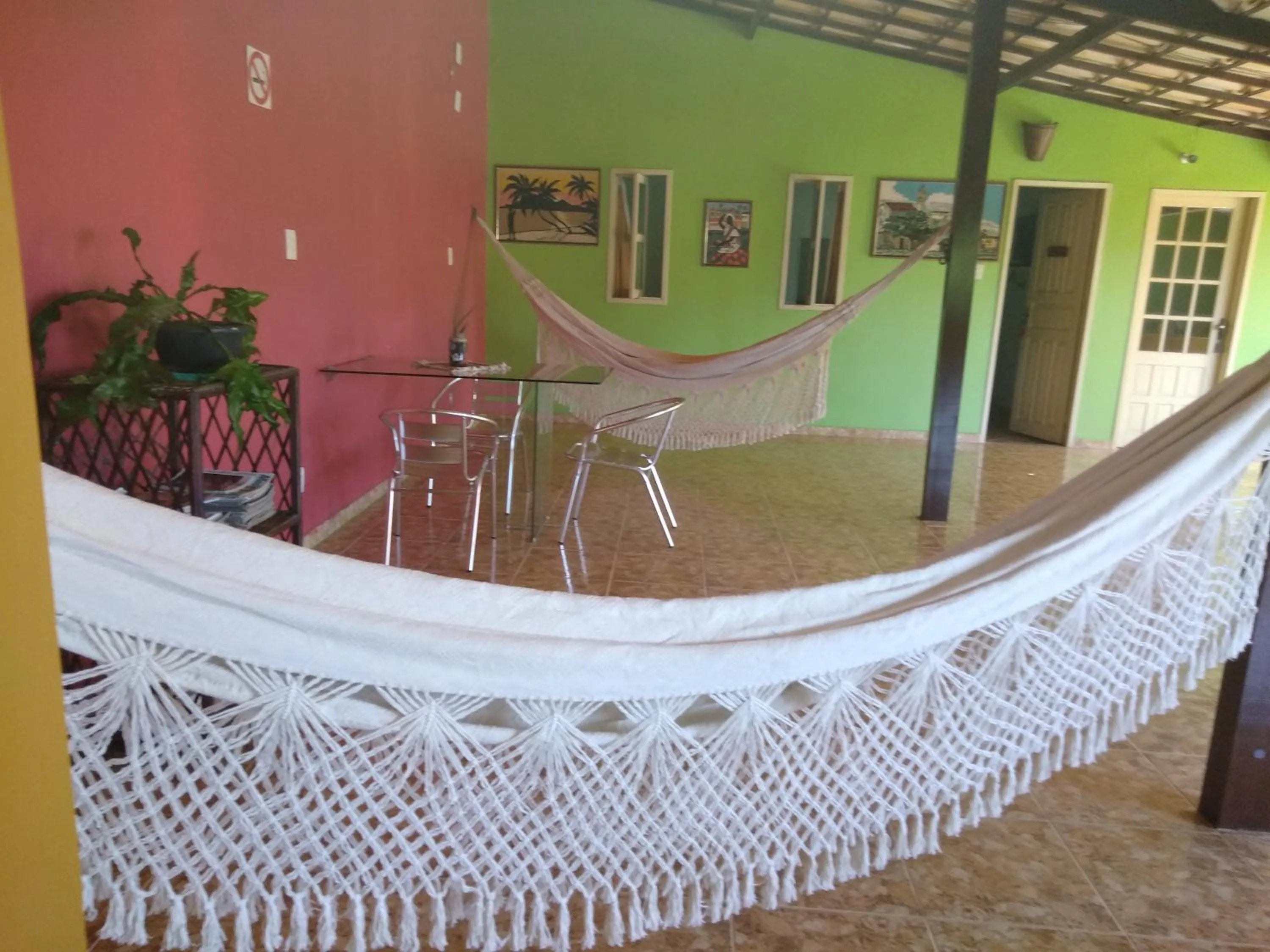 Balcony/Terrace in Pousada Recanto Lagoa Azul