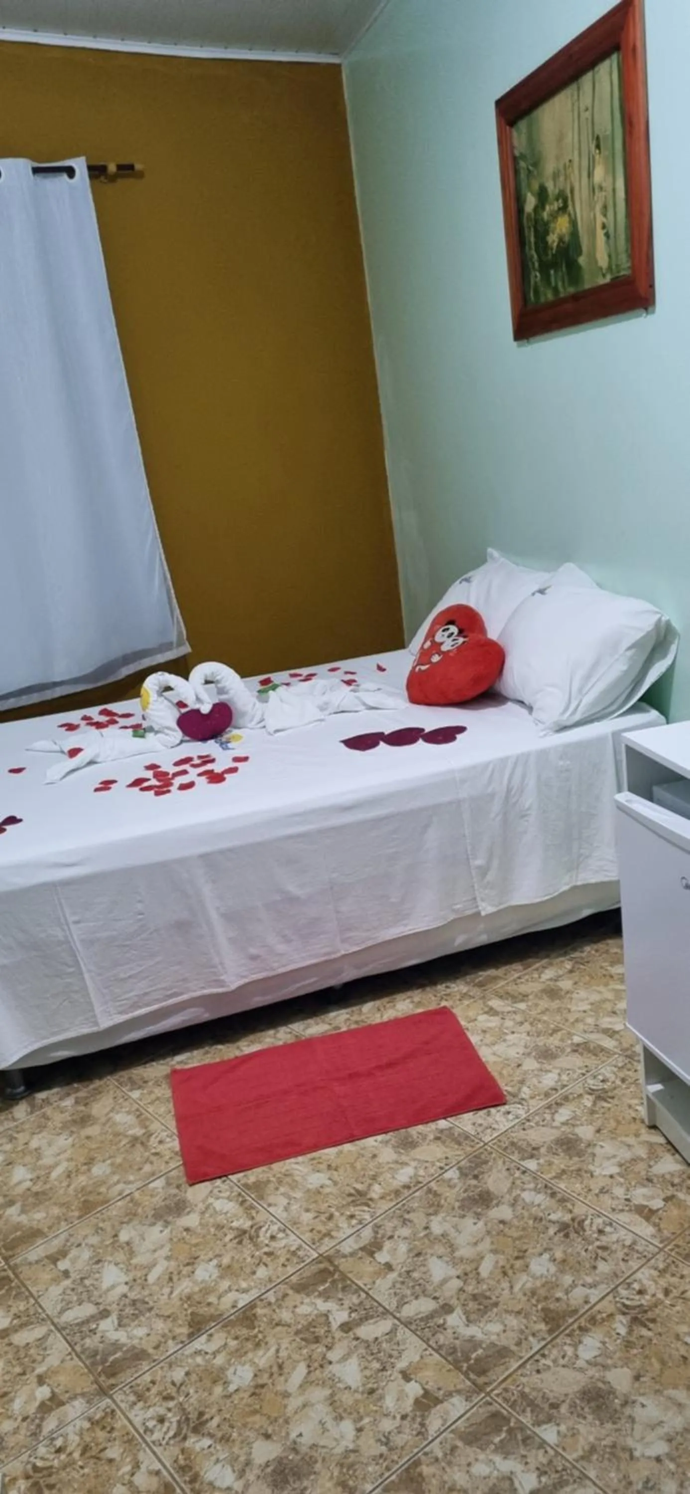 Bed in Pousada Recanto Lagoa Azul