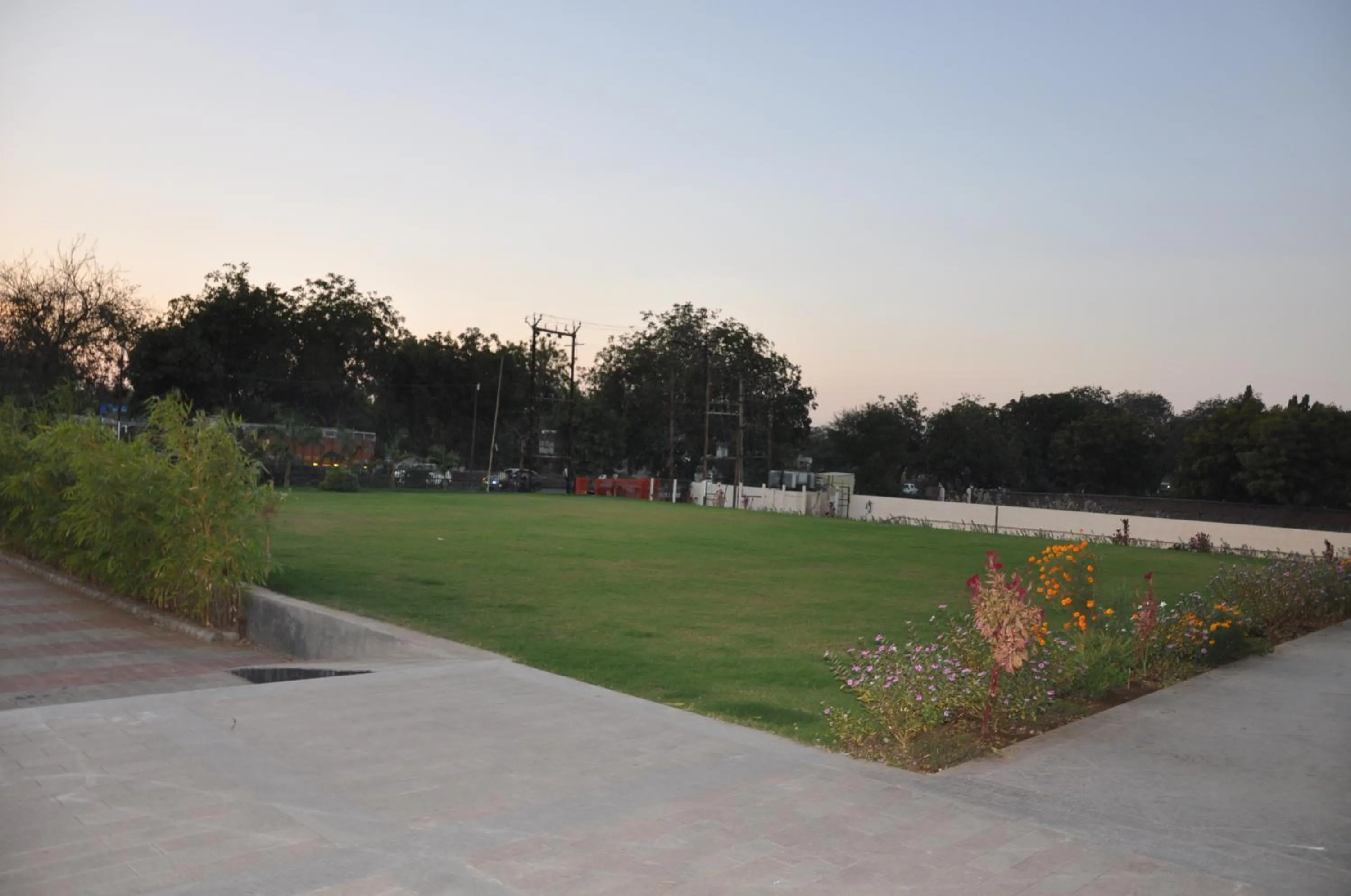 Garden in Pride Biznotel Manjusar Vadodara Near Sokhda Lake