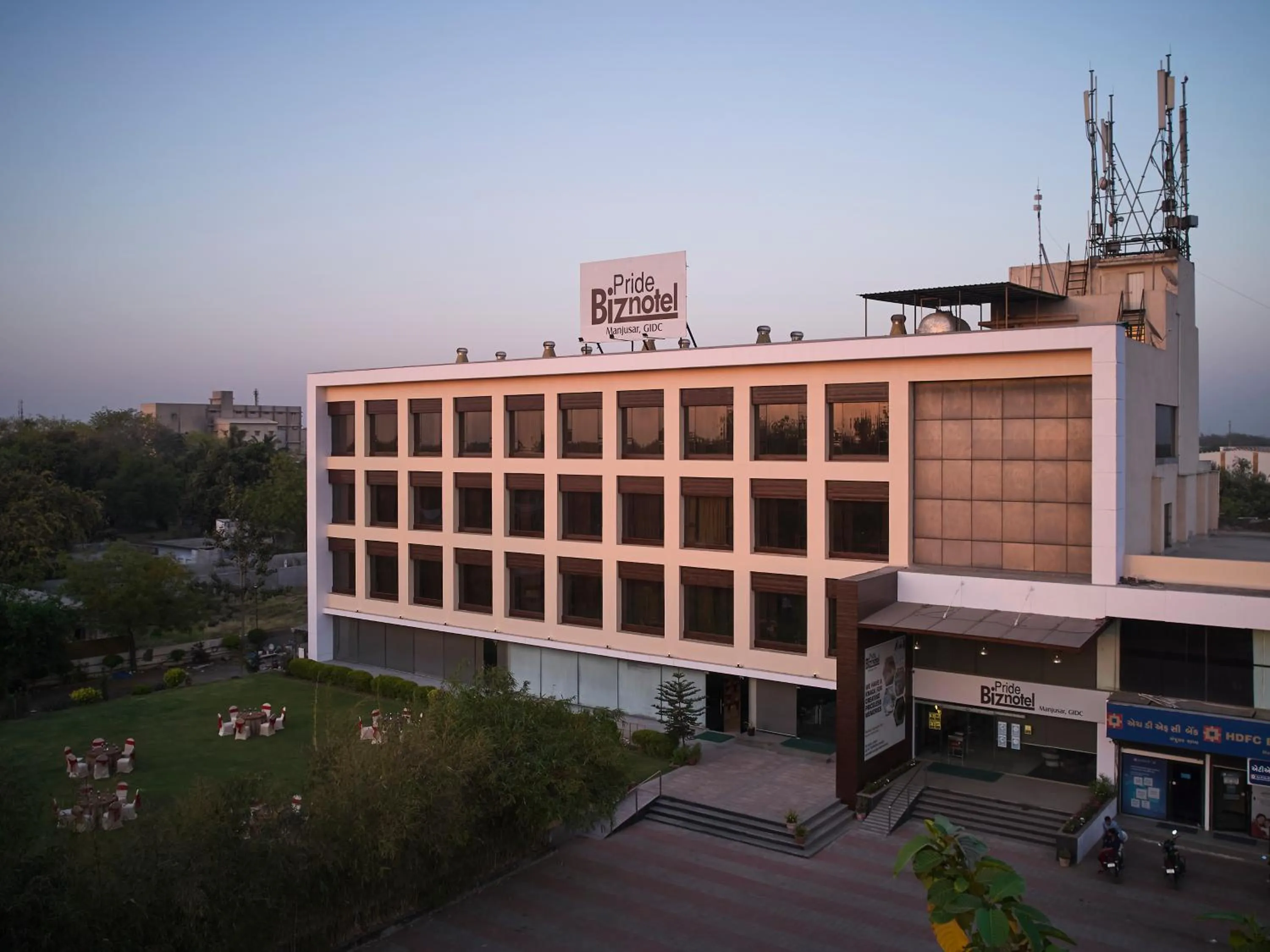 Property building in Pride Biznotel Manjusar Vadodara Near Sokhda Lake
