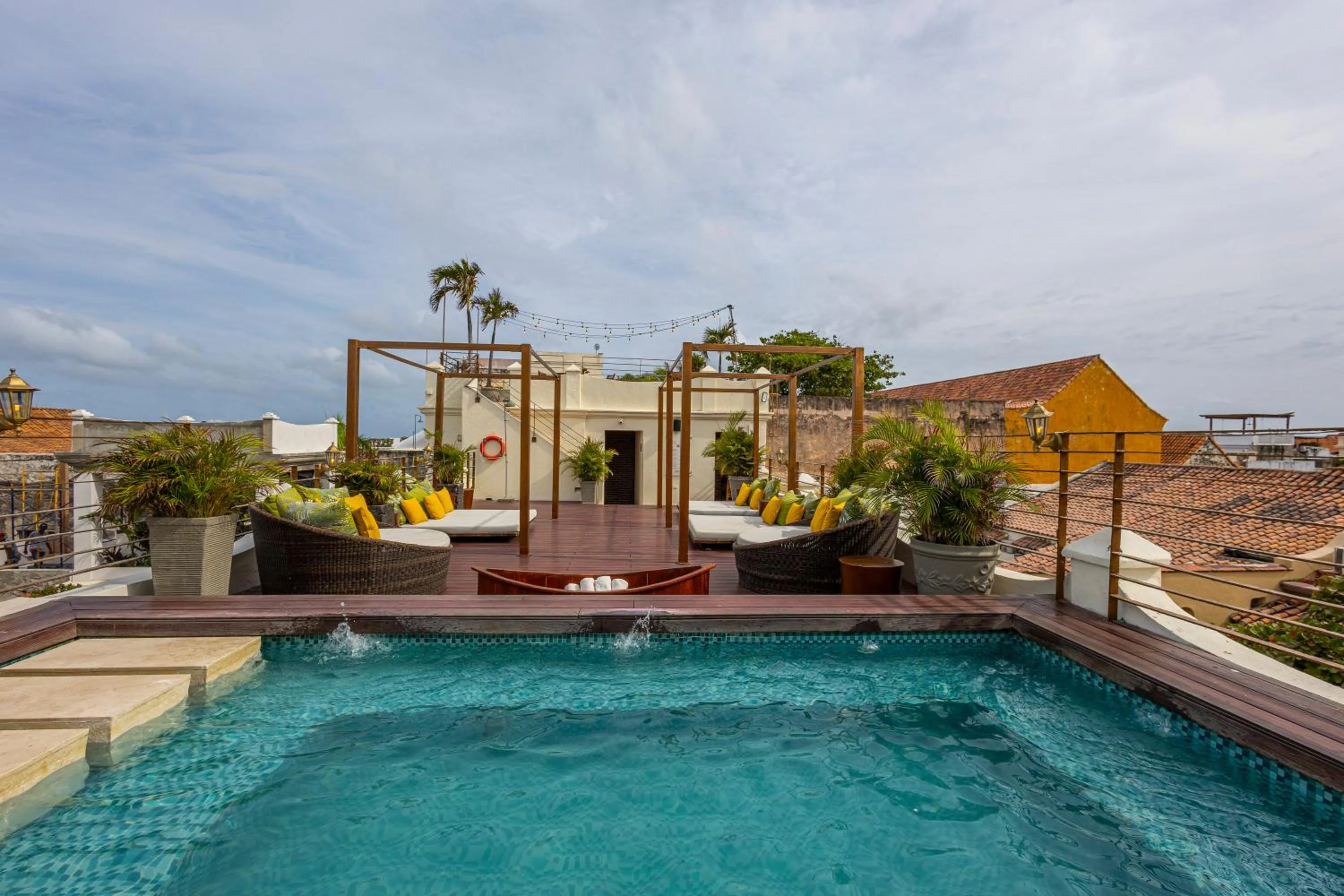 Pool view in Ananda Hotel Boutique