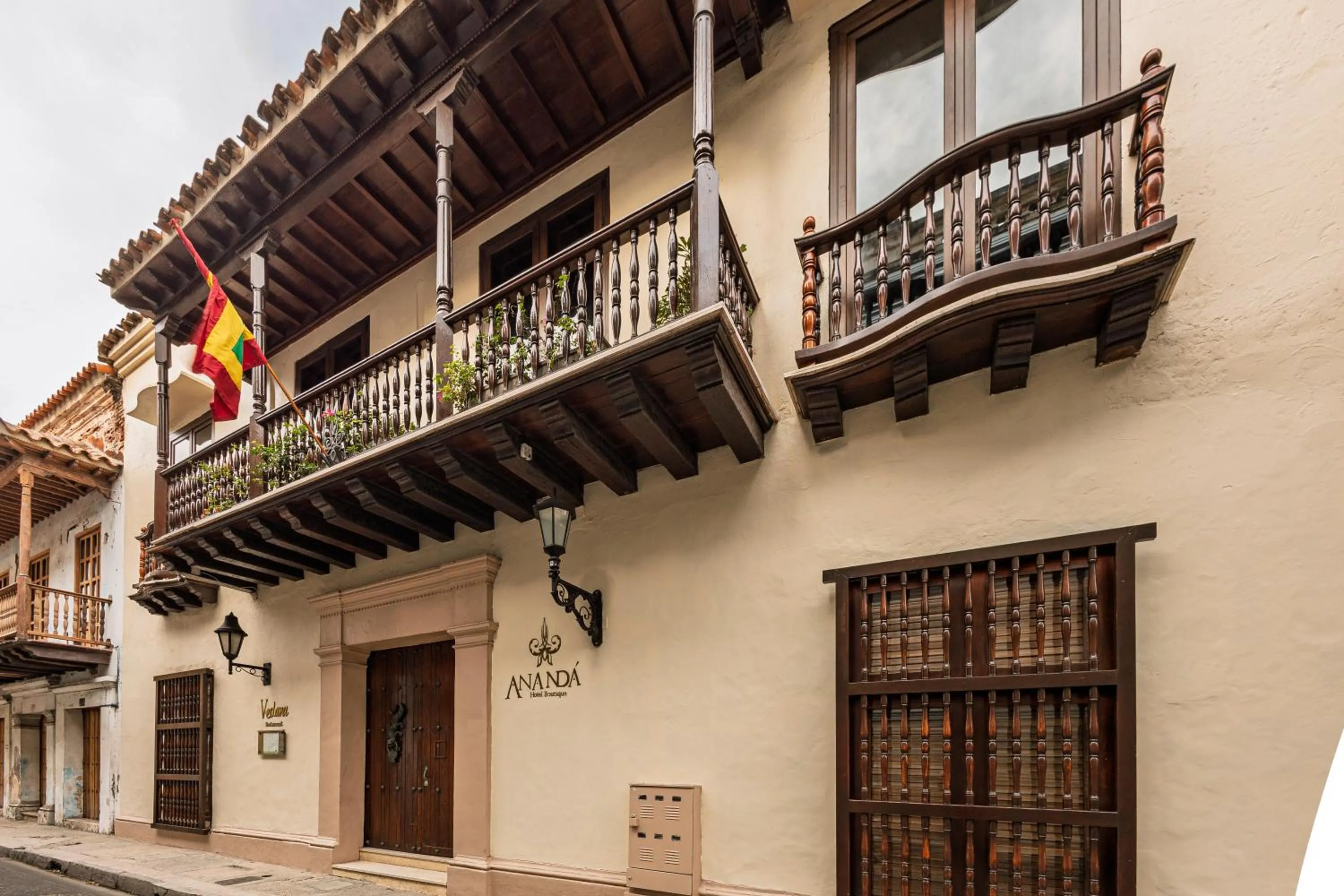 Facade/entrance in Ananda Hotel Boutique
