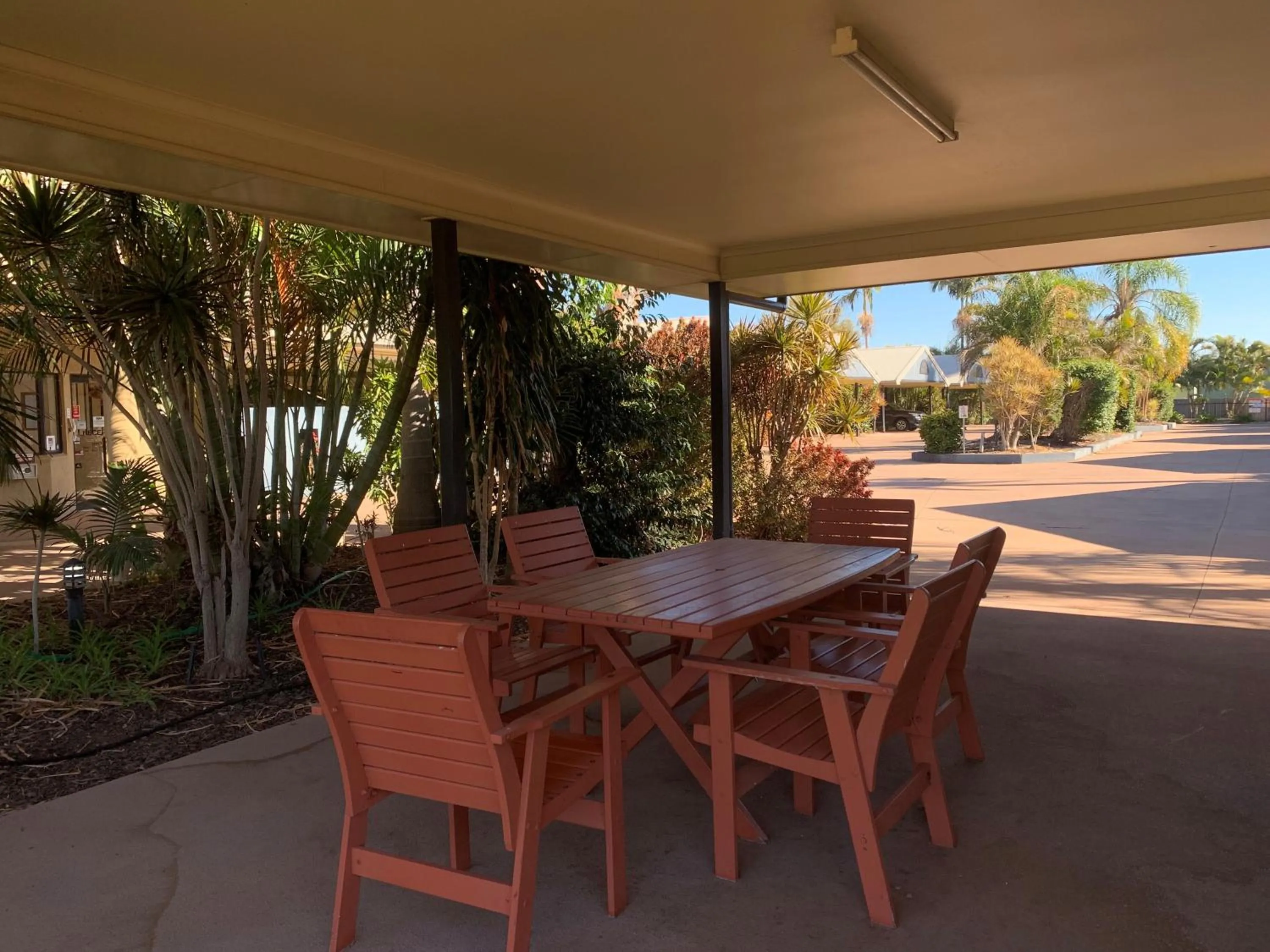 BBQ facilities in Biloela Palms Motor Inn