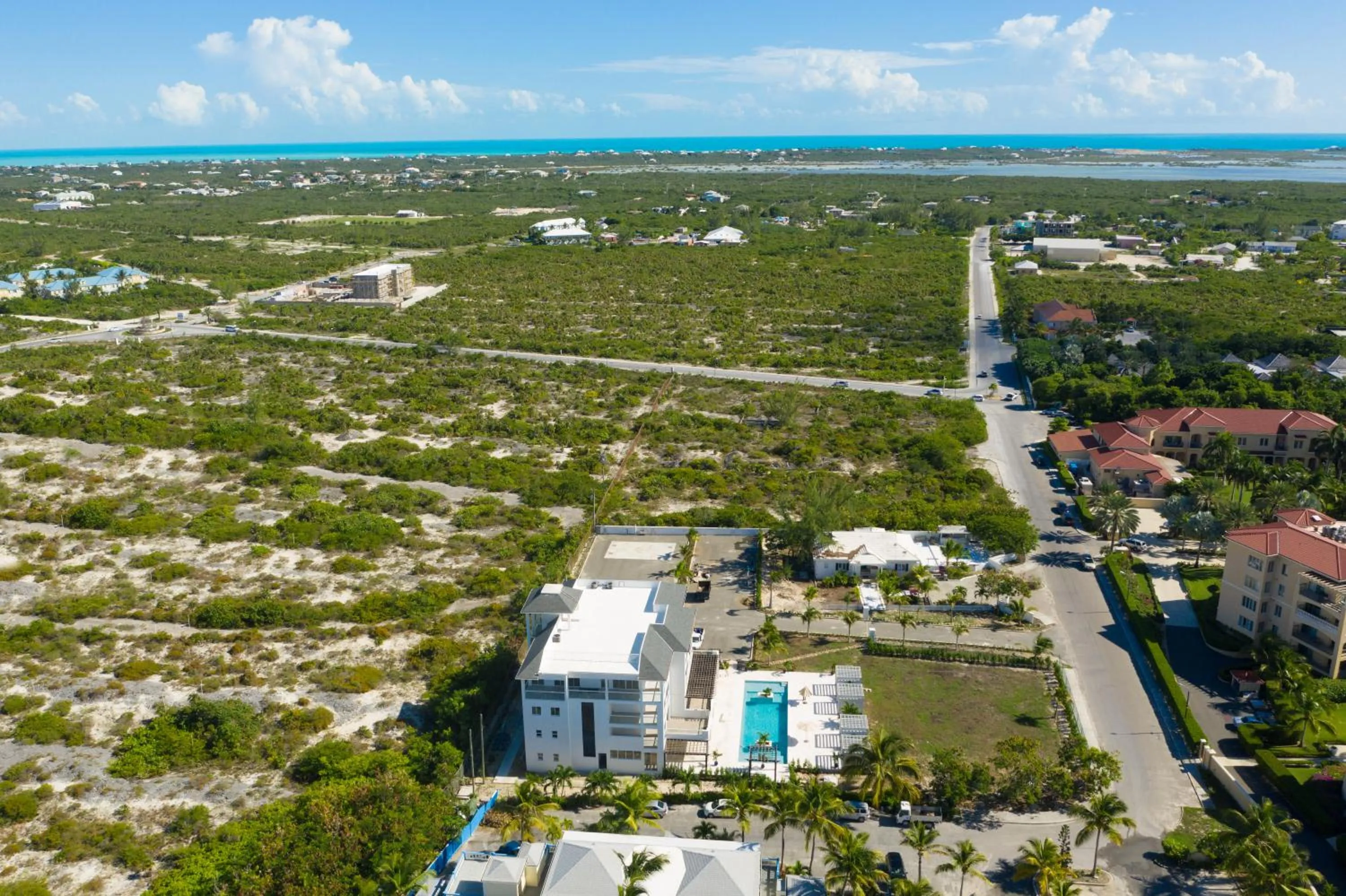 Bird's eye view in The Tides, Grace Bay