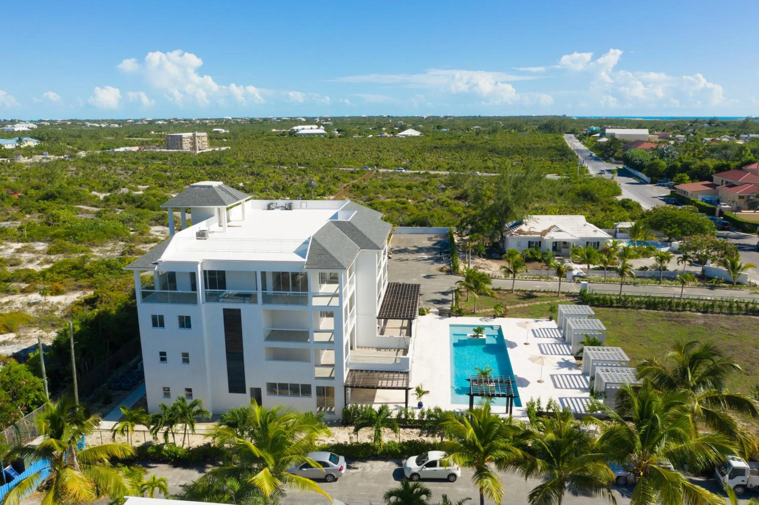 Bird's eye view in The Tides, Grace Bay