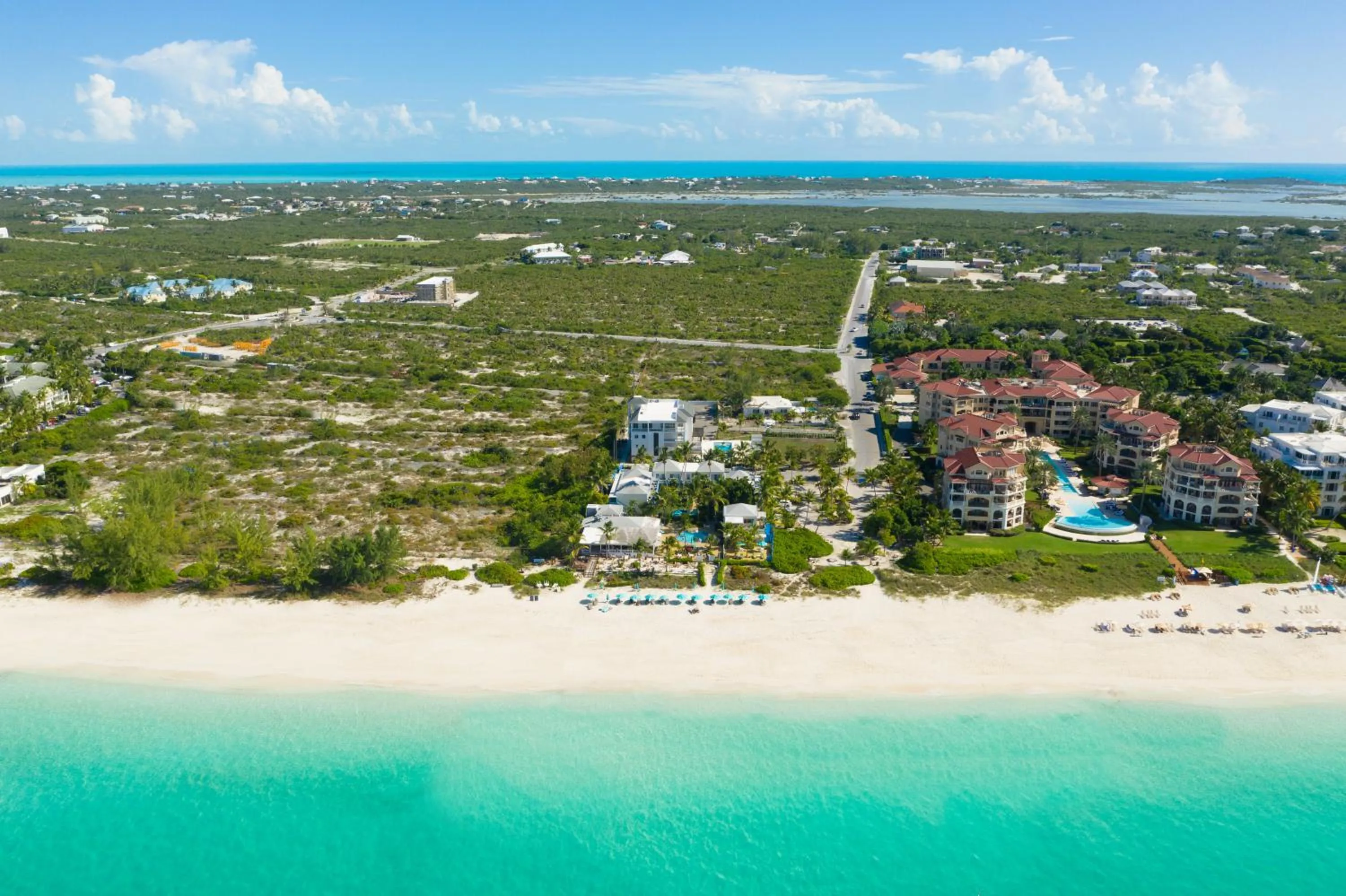 Bird's eye view in The Tides, Grace Bay
