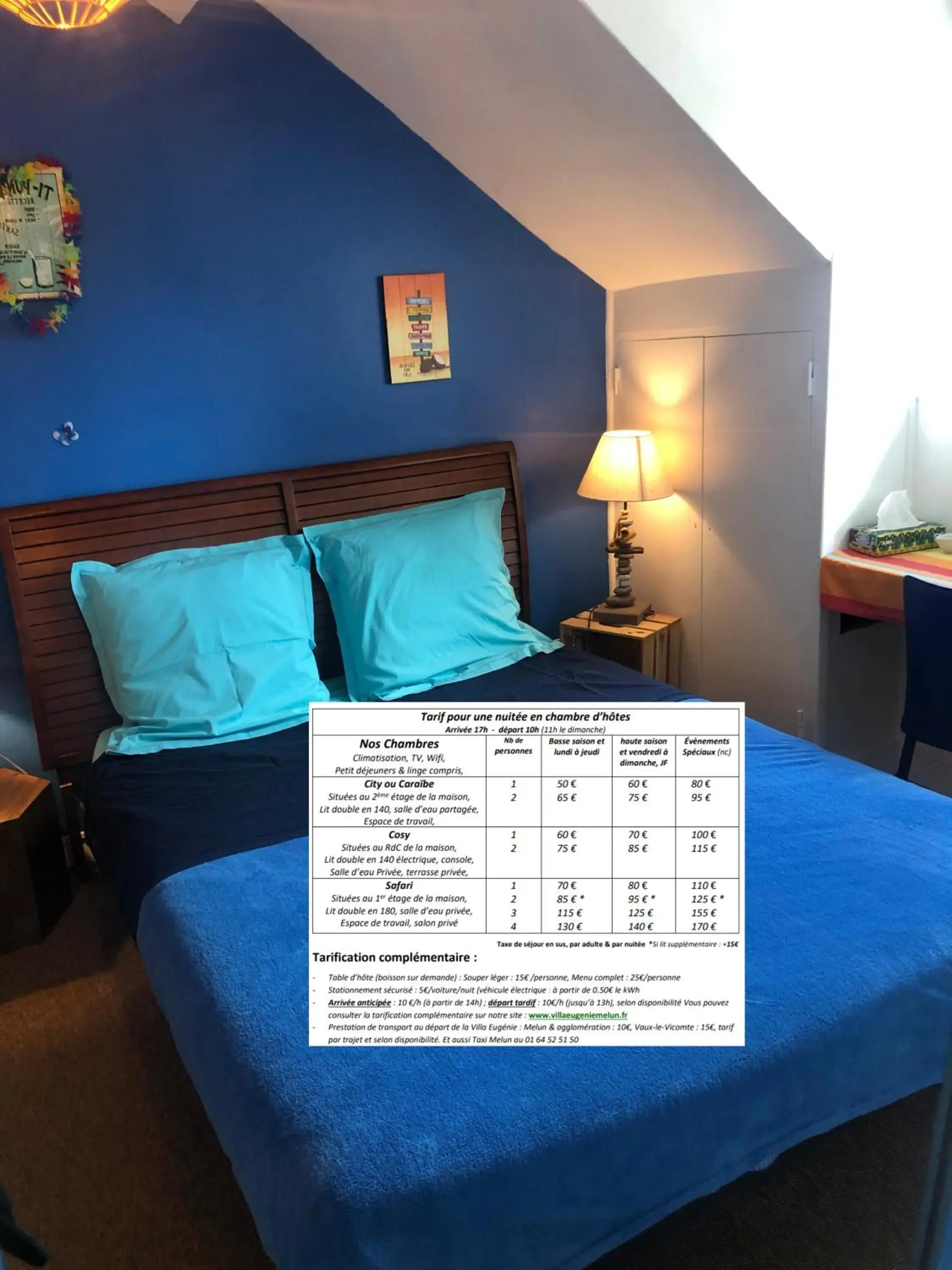 Family Room with Private Bathroom - single occupancy in Villa Eugénie Melun Family Room with Private Bathroom - single occupancy in Villa Eugénie Melun